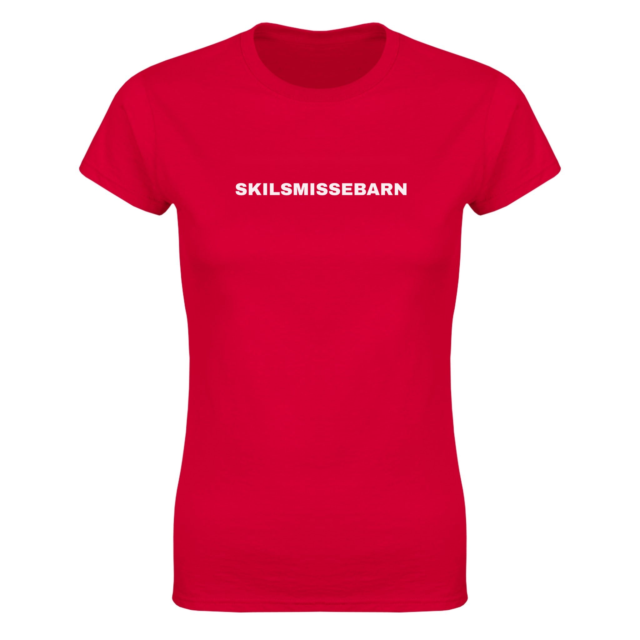 Skilsmissebarn - Dame t-skjorte – Red