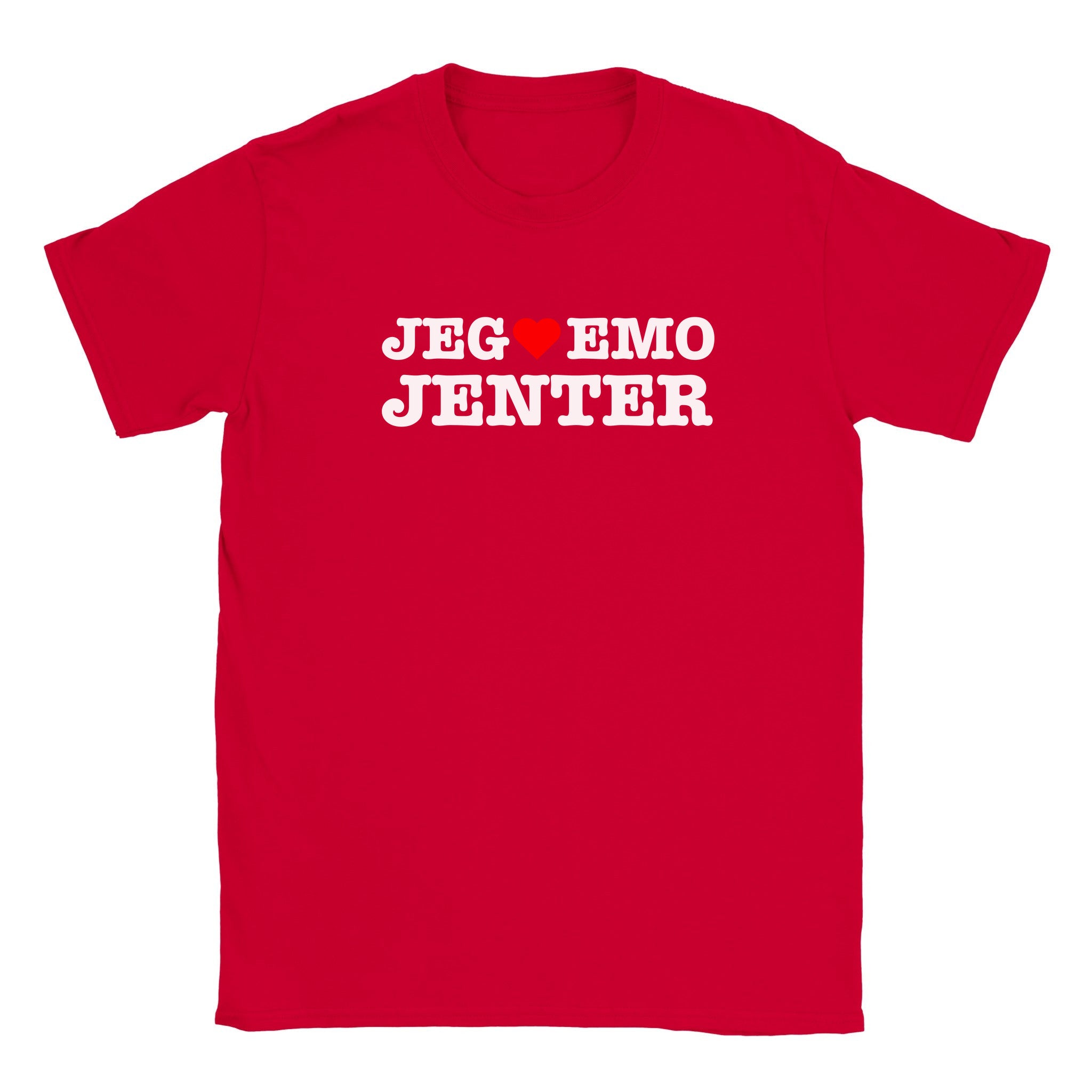 Jeg elsker emo jenter - Baby tee – Red