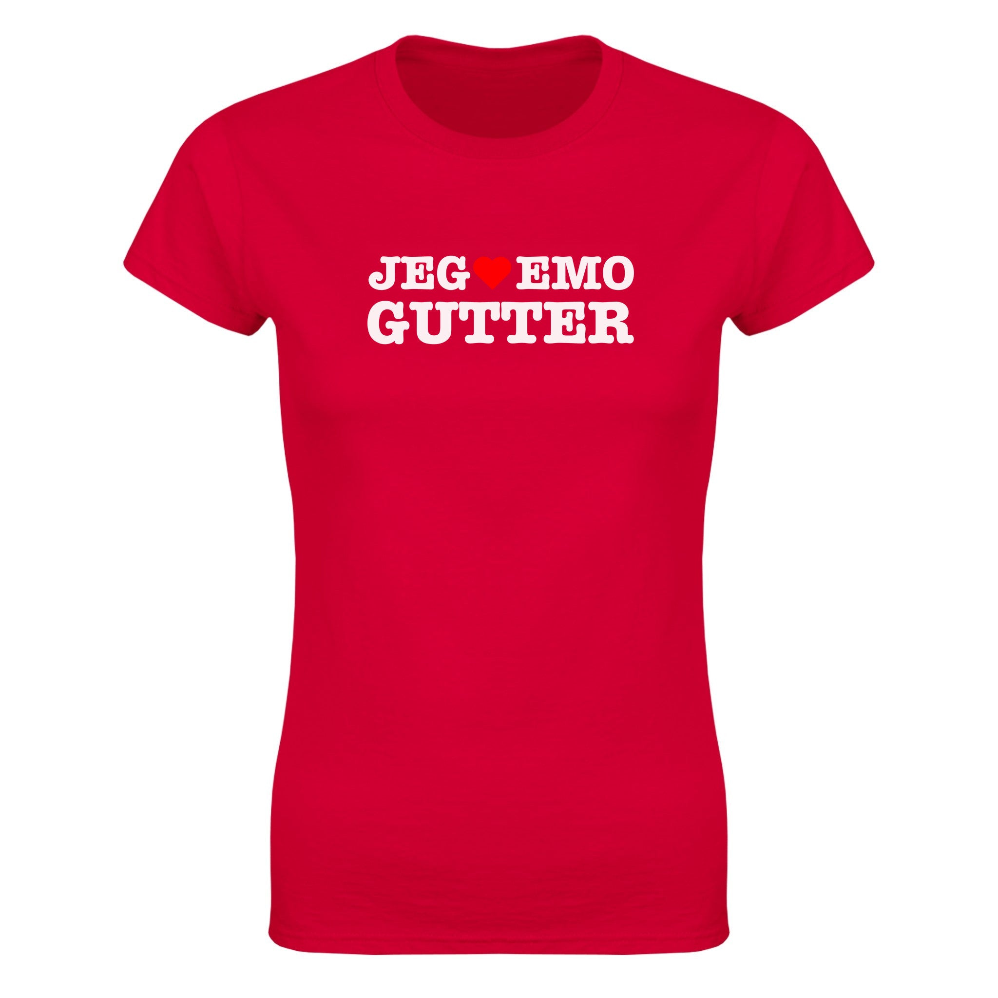 Jeg elsker emo gutter - Dame t-skjorte – Red