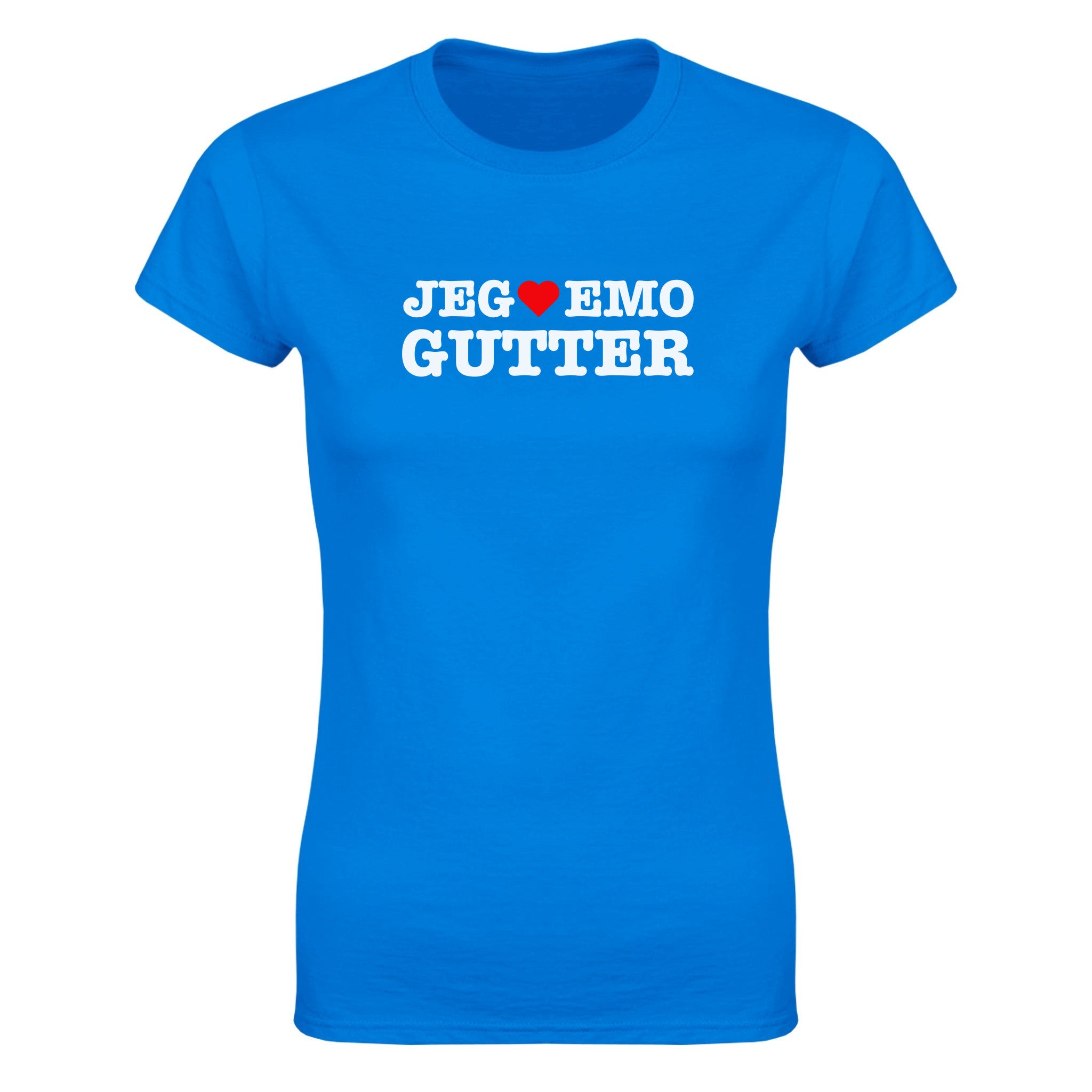 Jeg elsker emo gutter - Dame t-skjorte – Royal