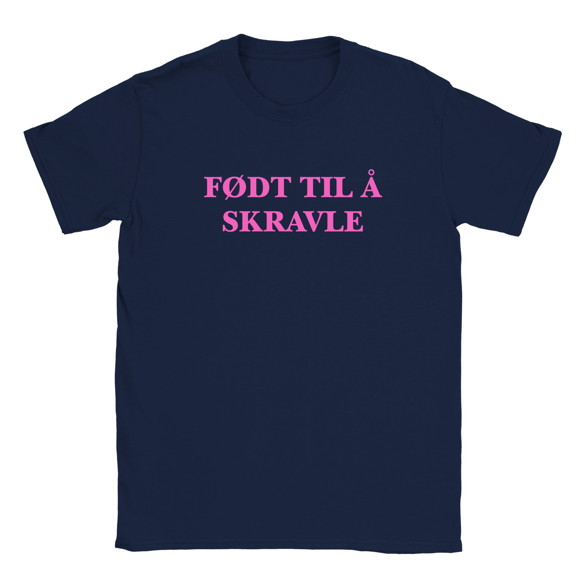 Født til å skravle - Baby tee – Navy