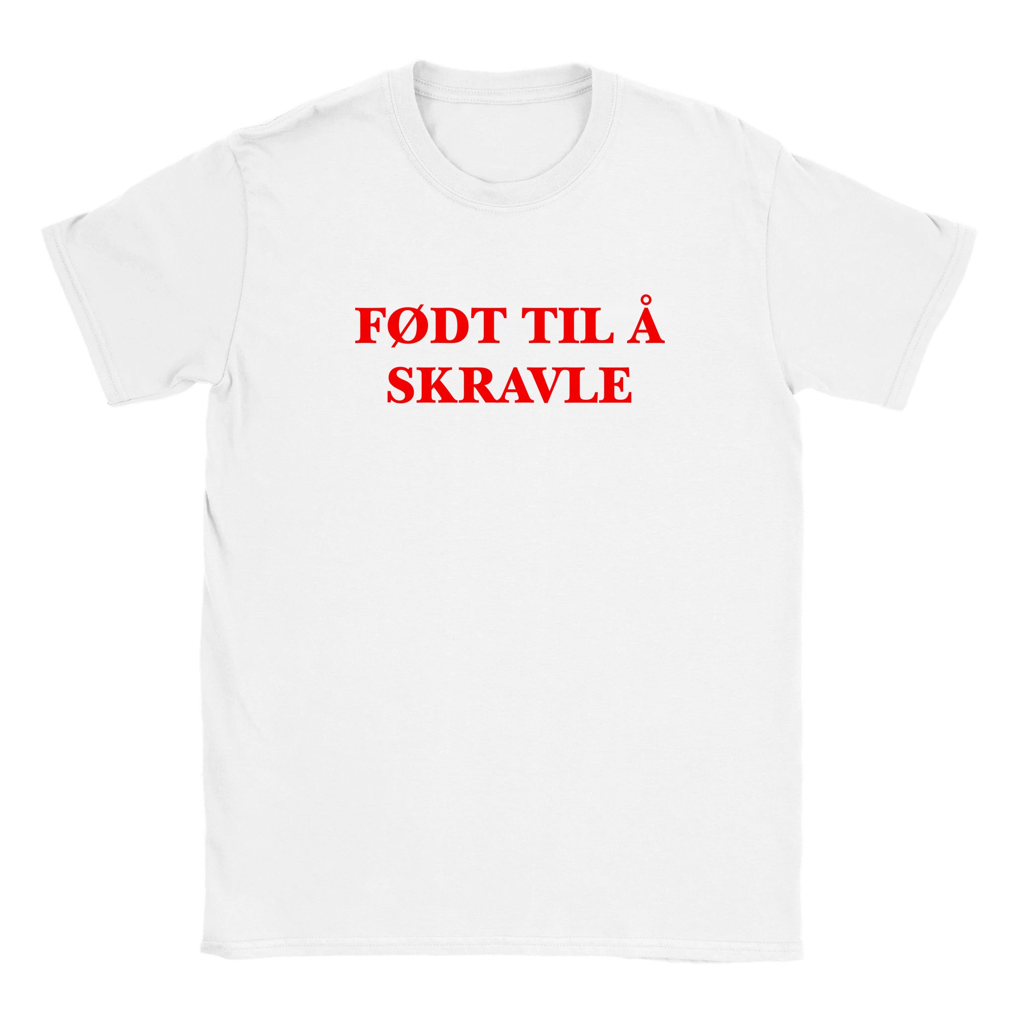 Født til å skravle - Baby tee – White