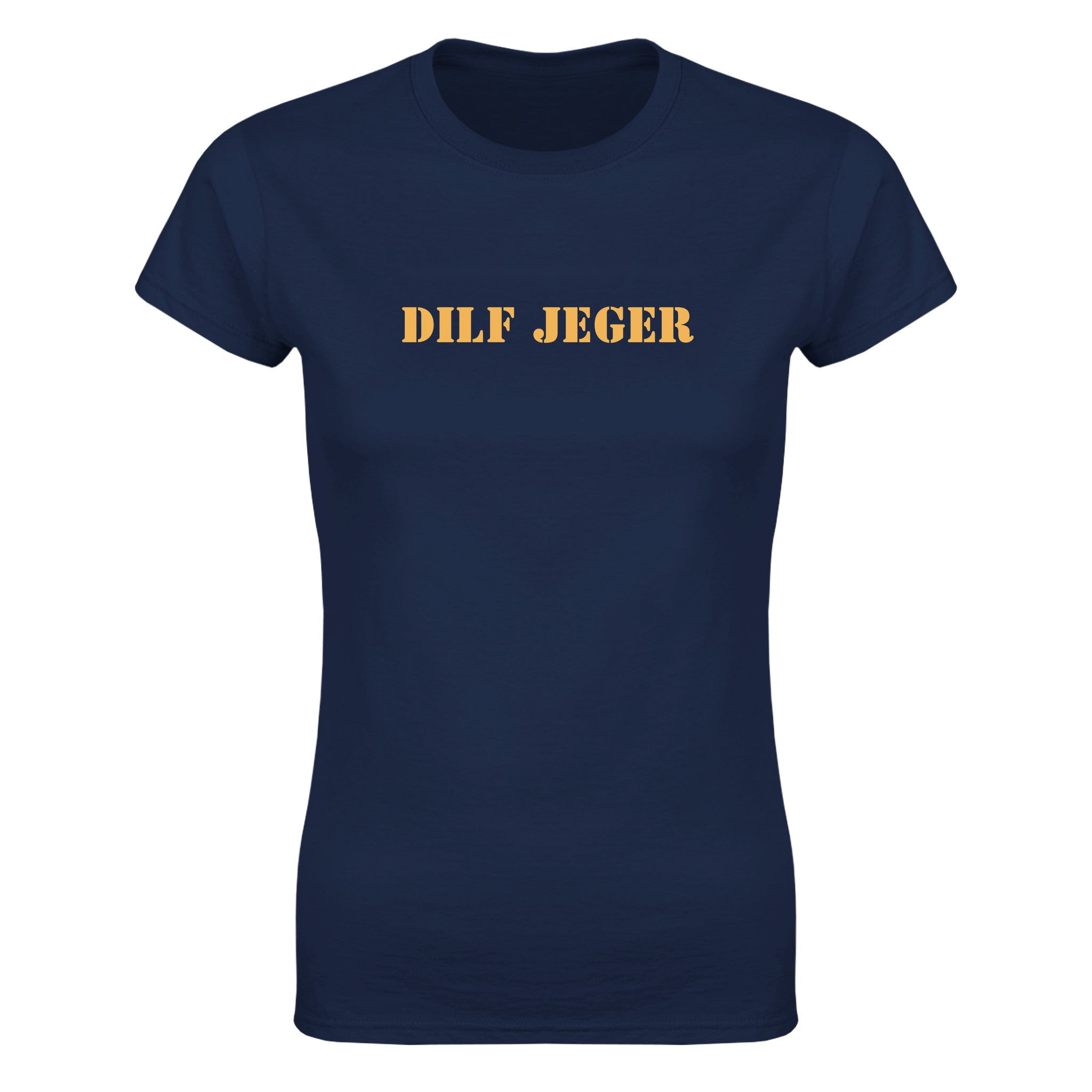 DILF jeger - Dame t-skjorte – Navy