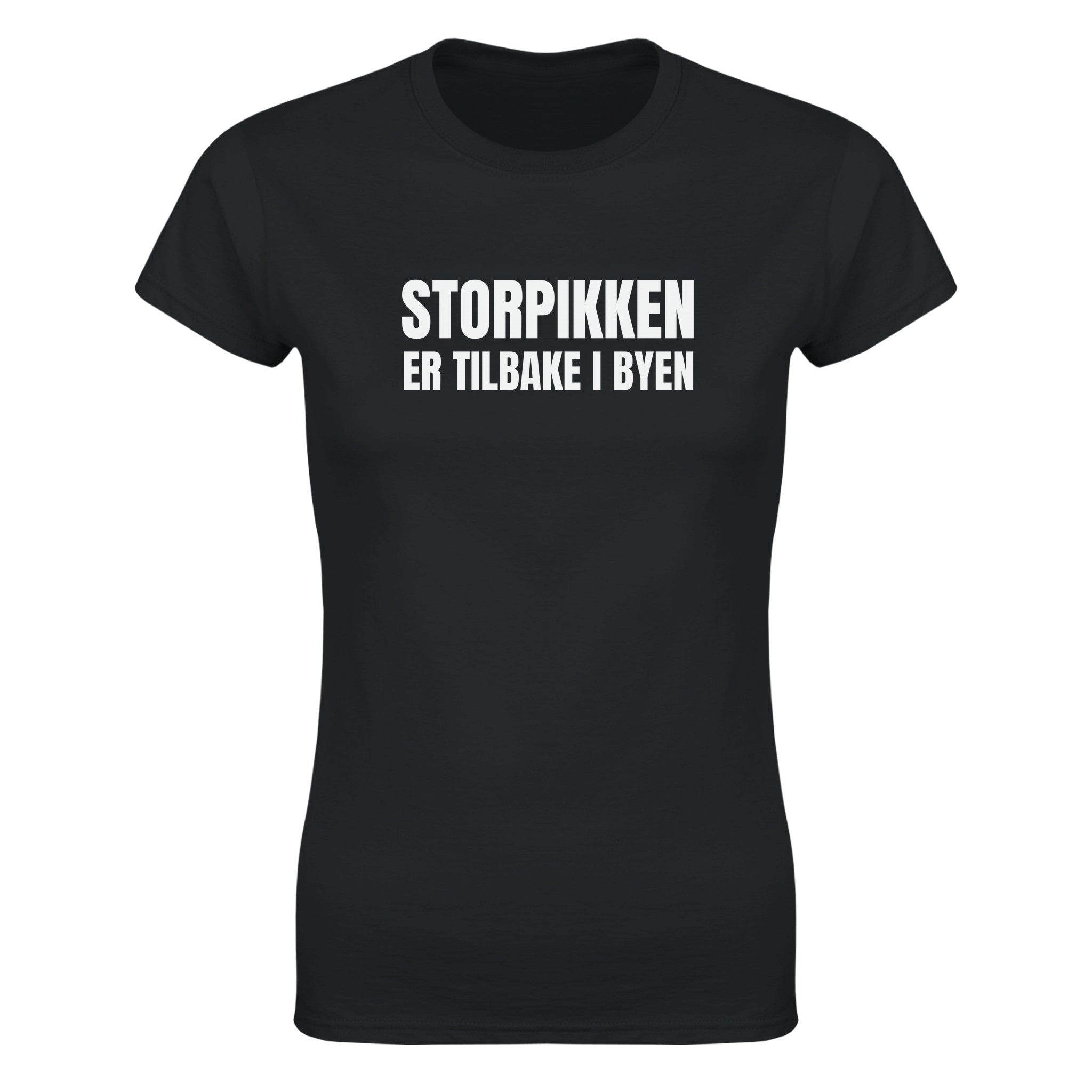 Storpikken er tilbake i byen - Dame t-skjorte – Black