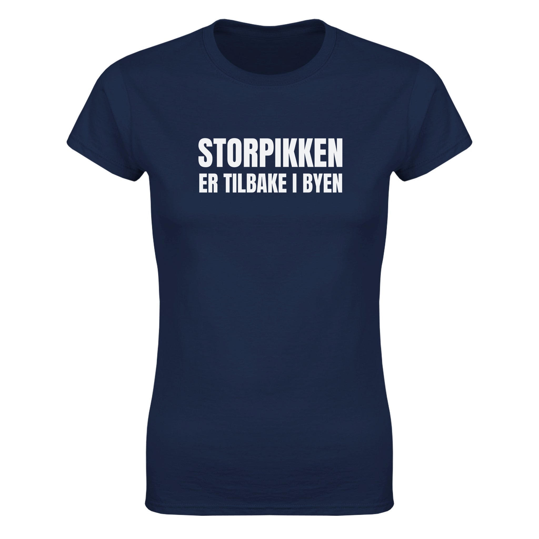 Storpikken er tilbake i byen - Dame t-skjorte – Navy