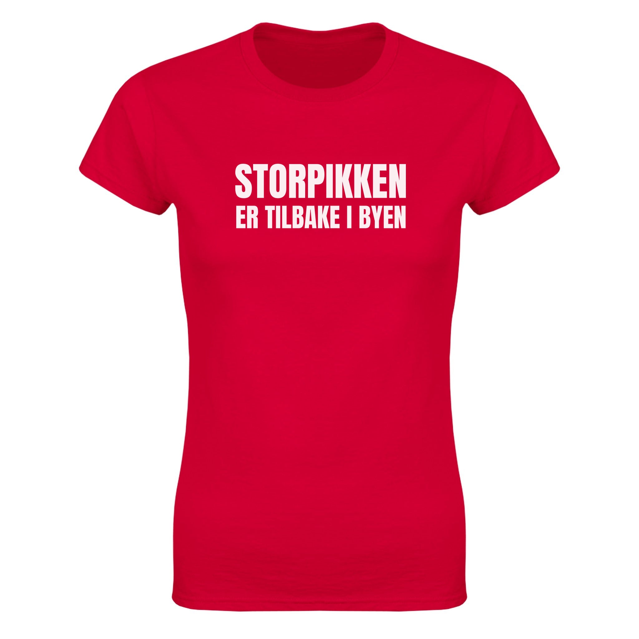 Storpikken er tilbake i byen - Dame t-skjorte – Red