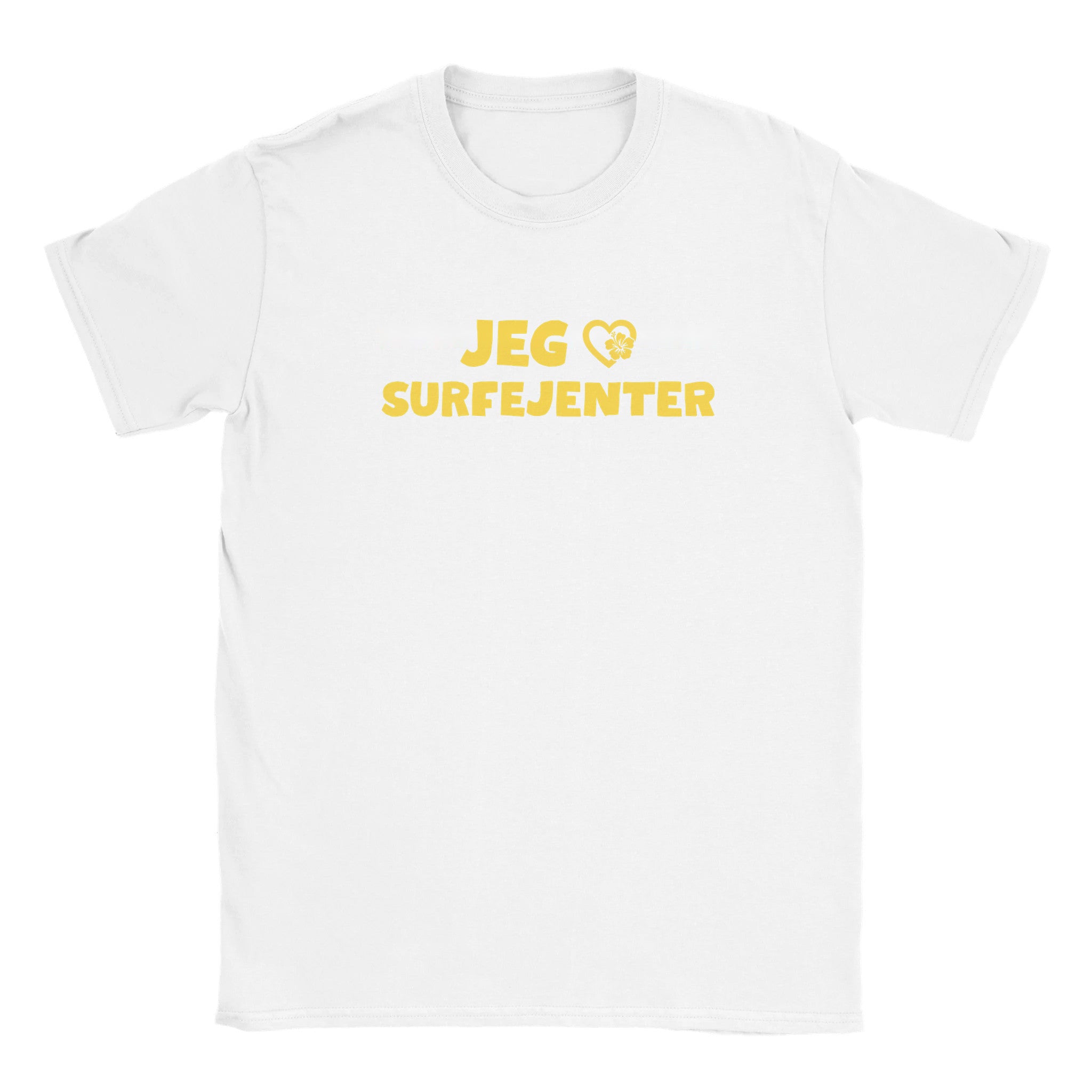 Jeg elsker surfejenter - Baby tee – White