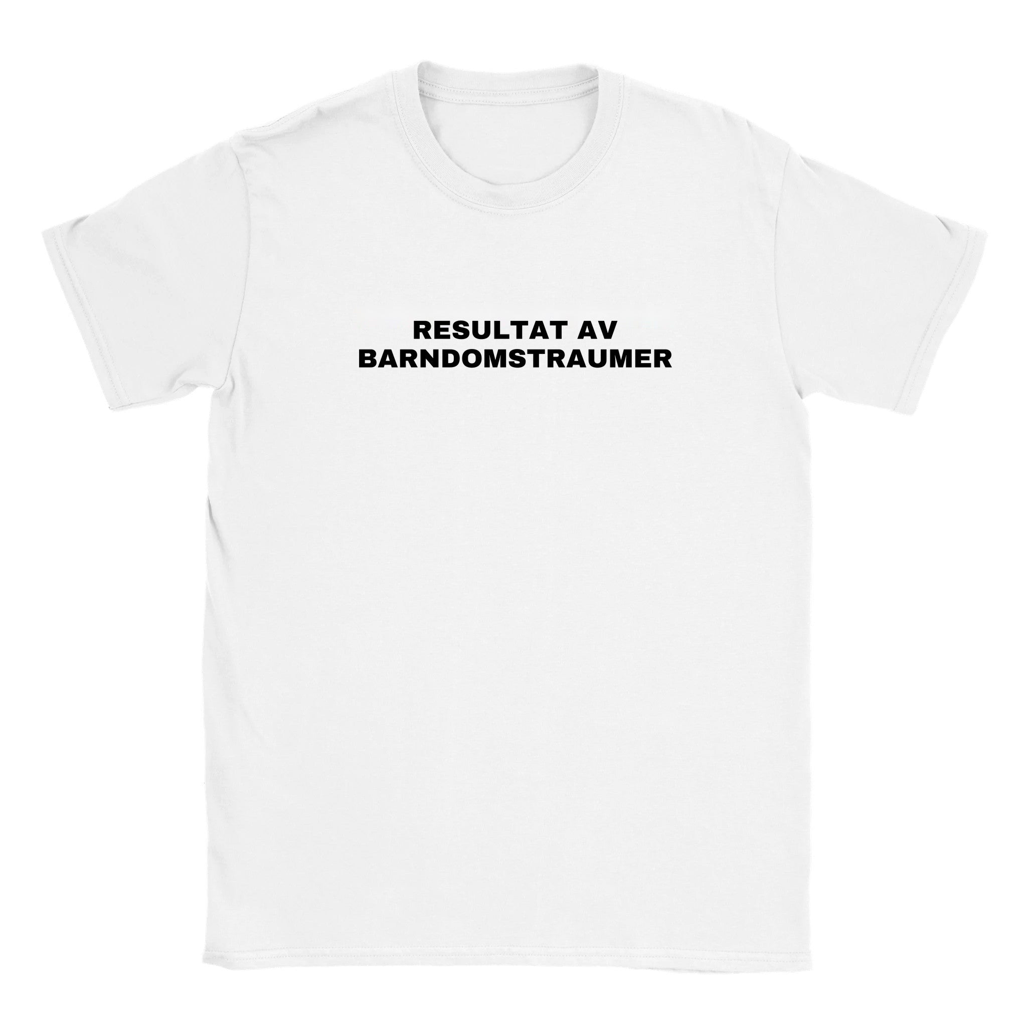 Resultat av barndomstraumer - Baby tee – White