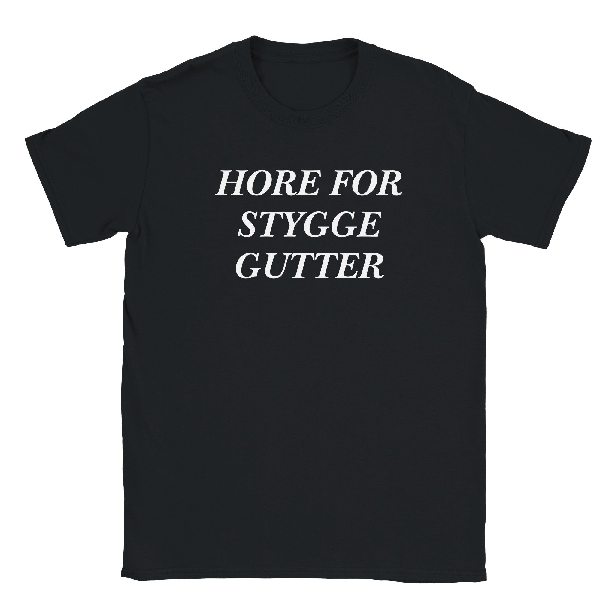 Hore for stygge gutter - Baby tee – Black