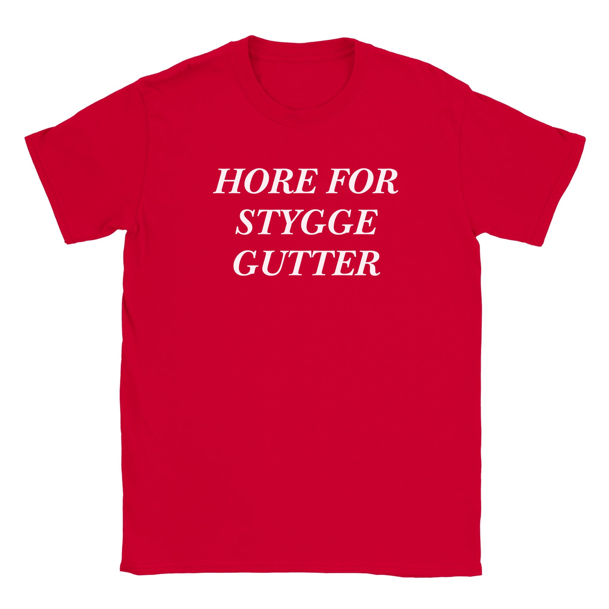 Hore for stygge gutter - Baby tee – Red