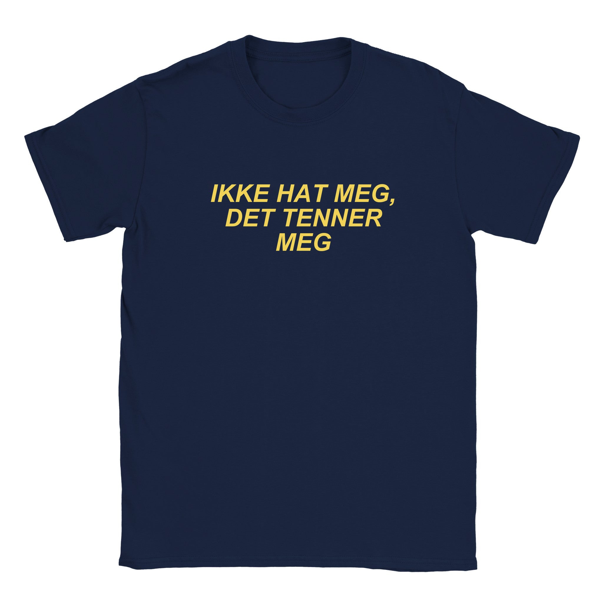 Ikke hat meg det tenner meg - Baby tee – Navy