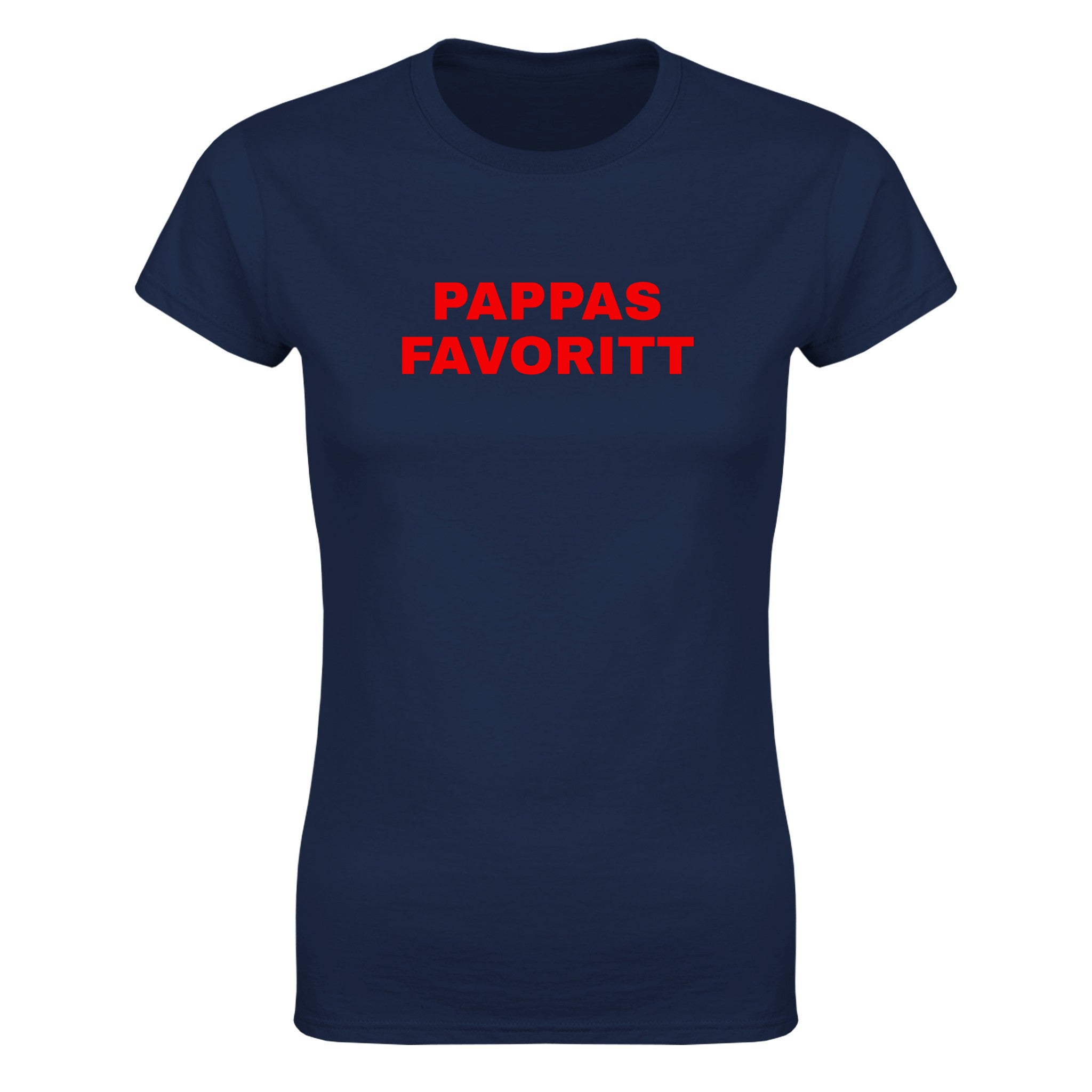 Pappas favoritt - Dame t-skjorte – Navy