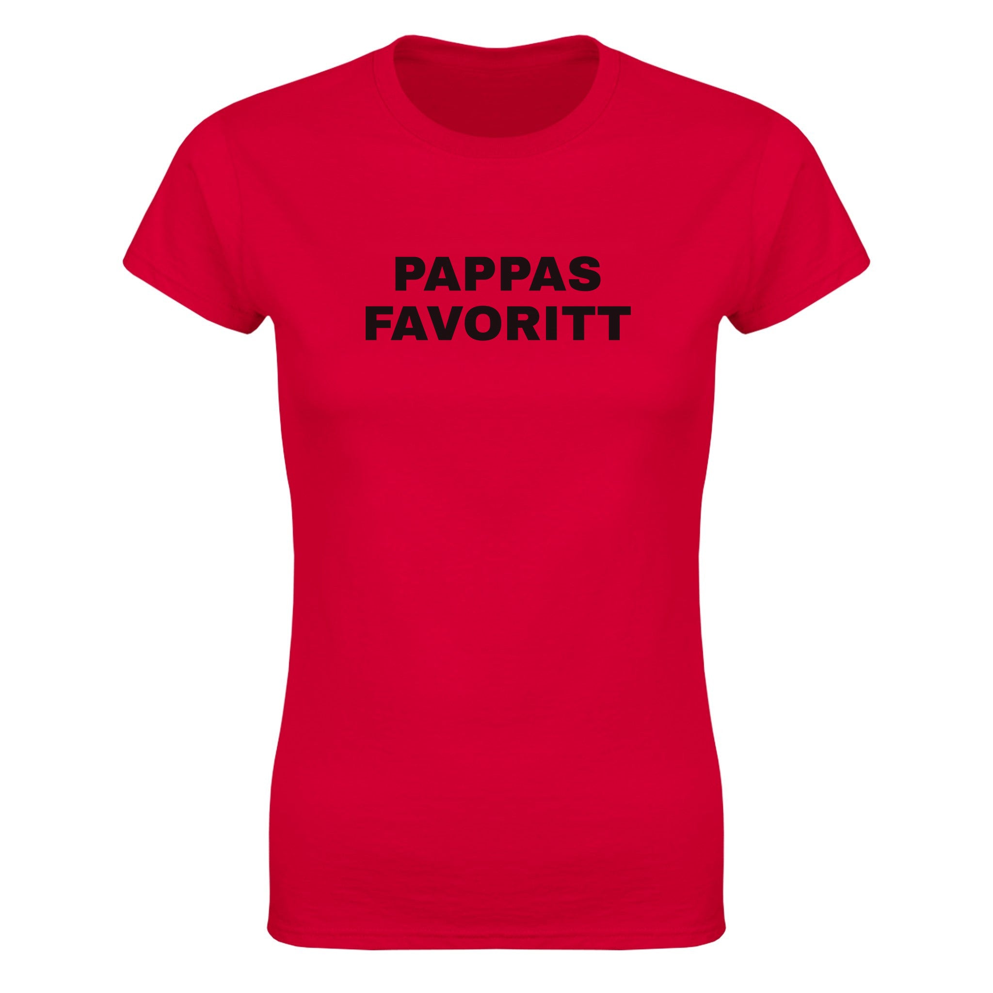 Pappas favoritt - Dame t-skjorte – Red