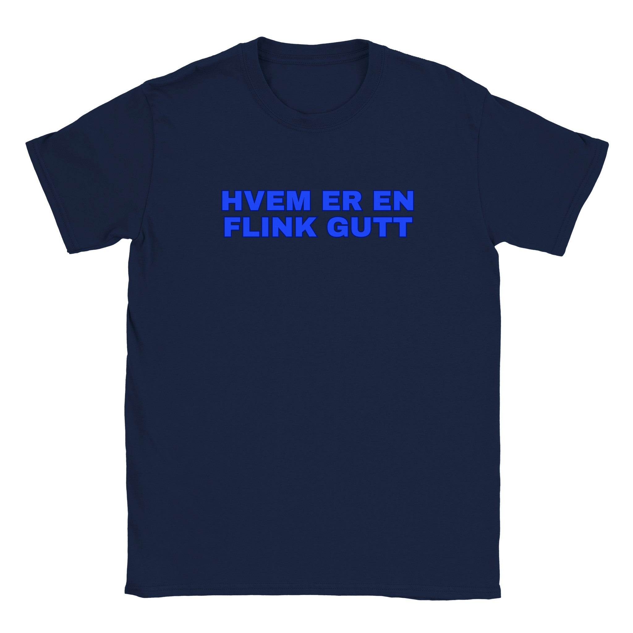 Hvem er en flink gutt - Baby tee – Navy