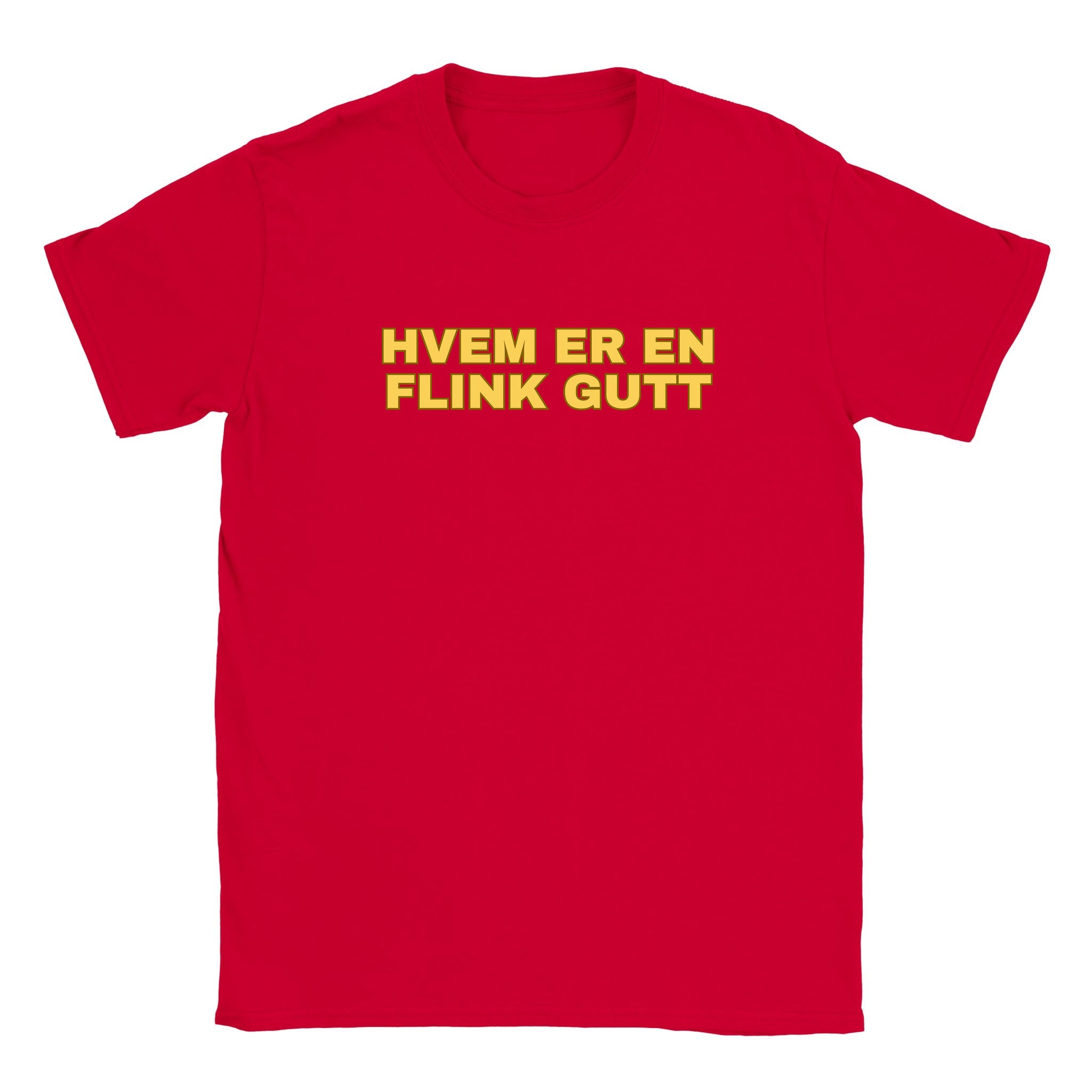 Hvem er en flink gutt - Baby tee – Red