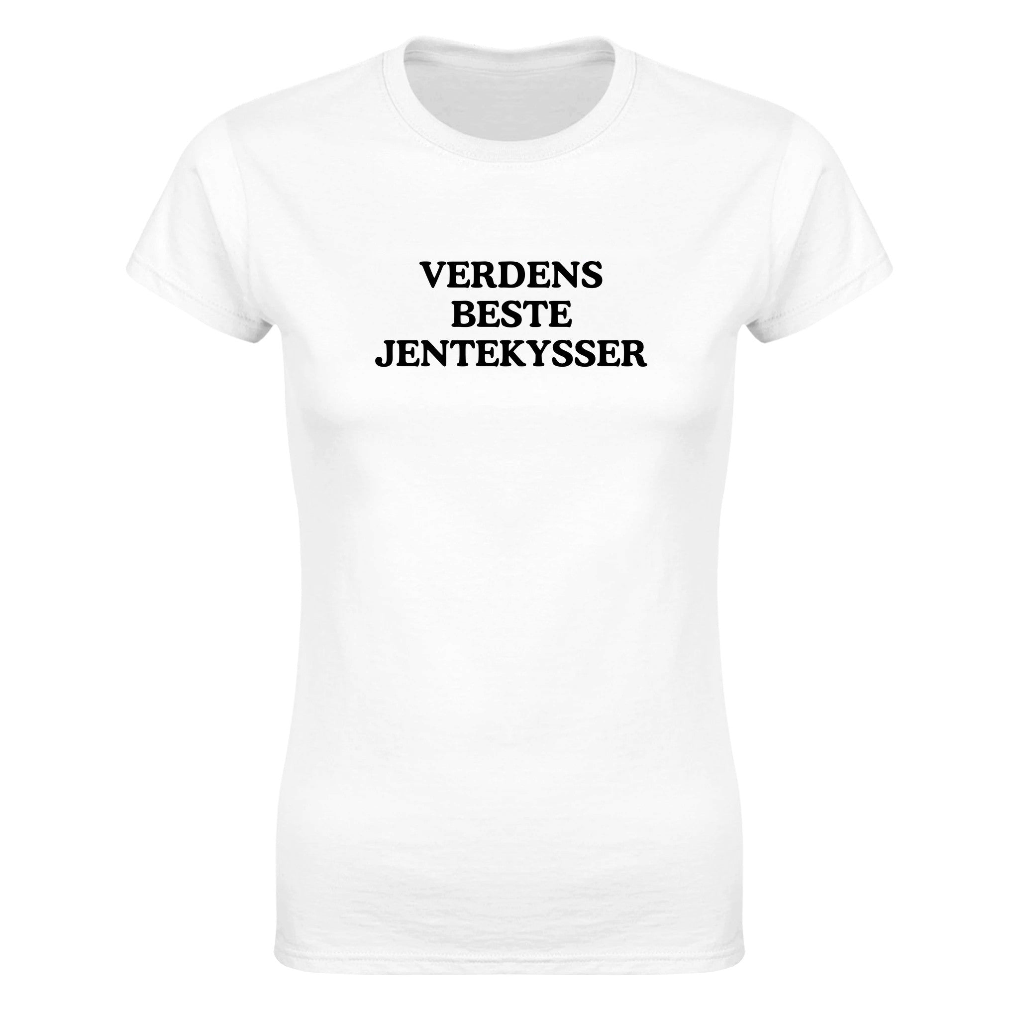 Verdens beste jentekysser - Dame t-skjorte – White