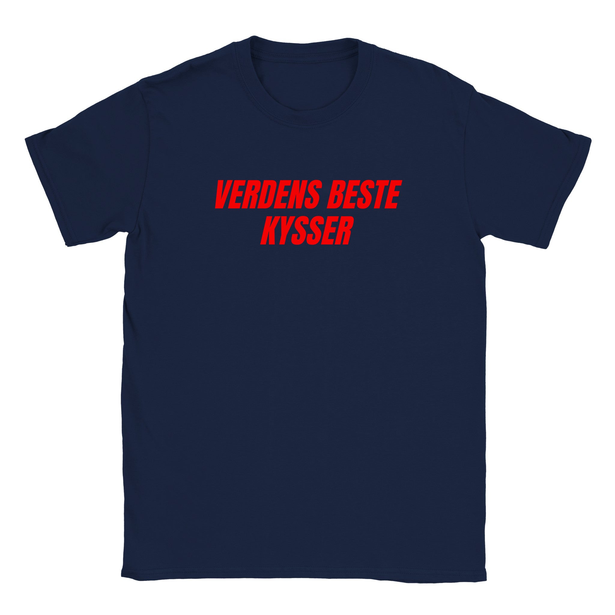 Verdens beste kysser - Baby tee – Navy