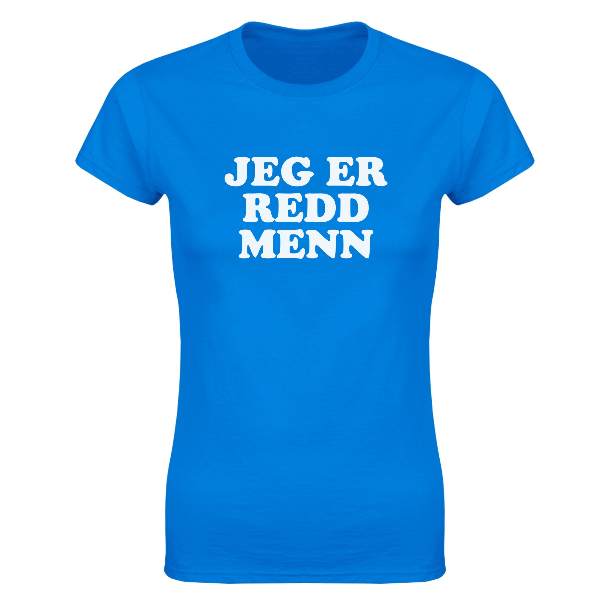 Jeg er redd menn - Dame t-skjorte – Royal