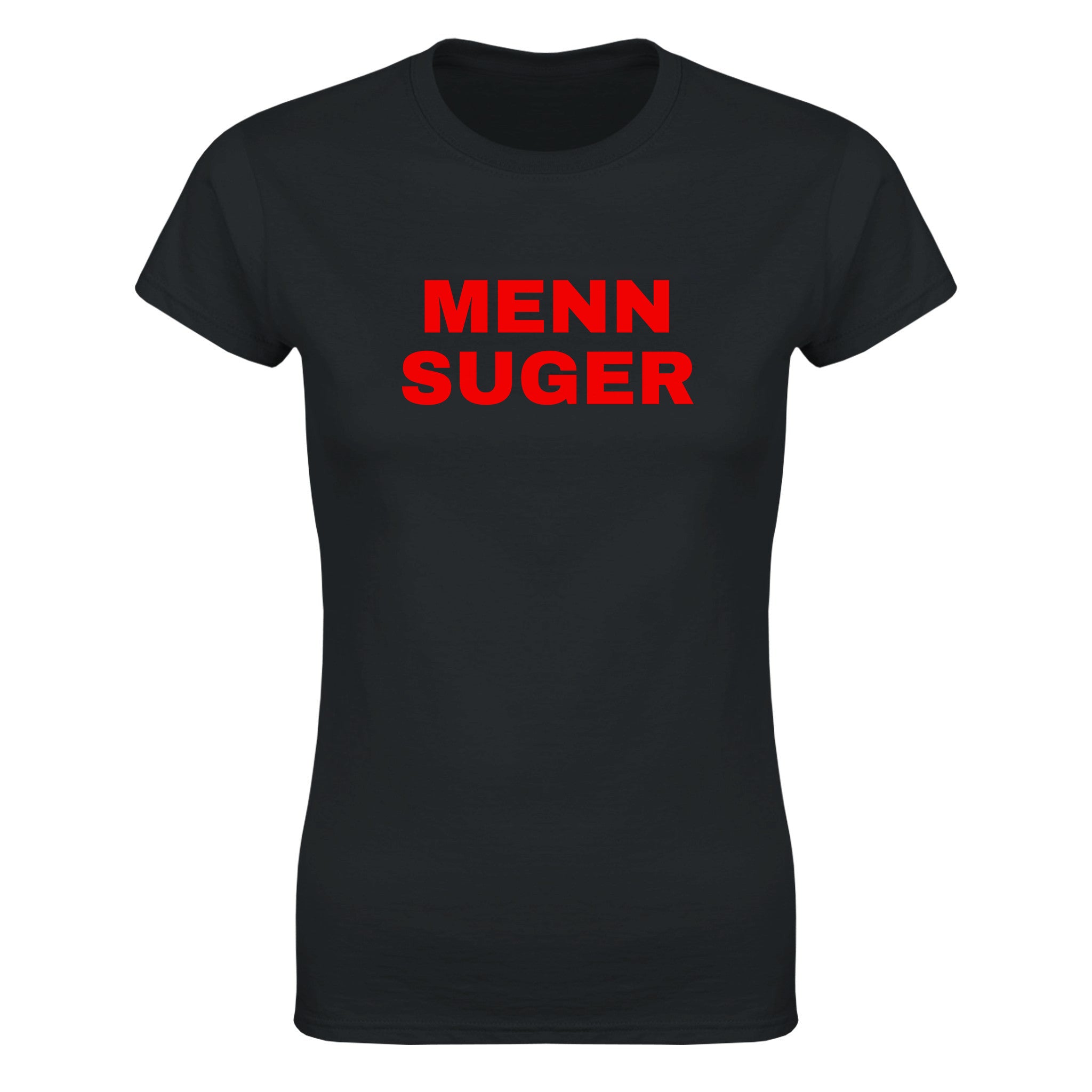 Menn suger - Dame t-skjorte – Black