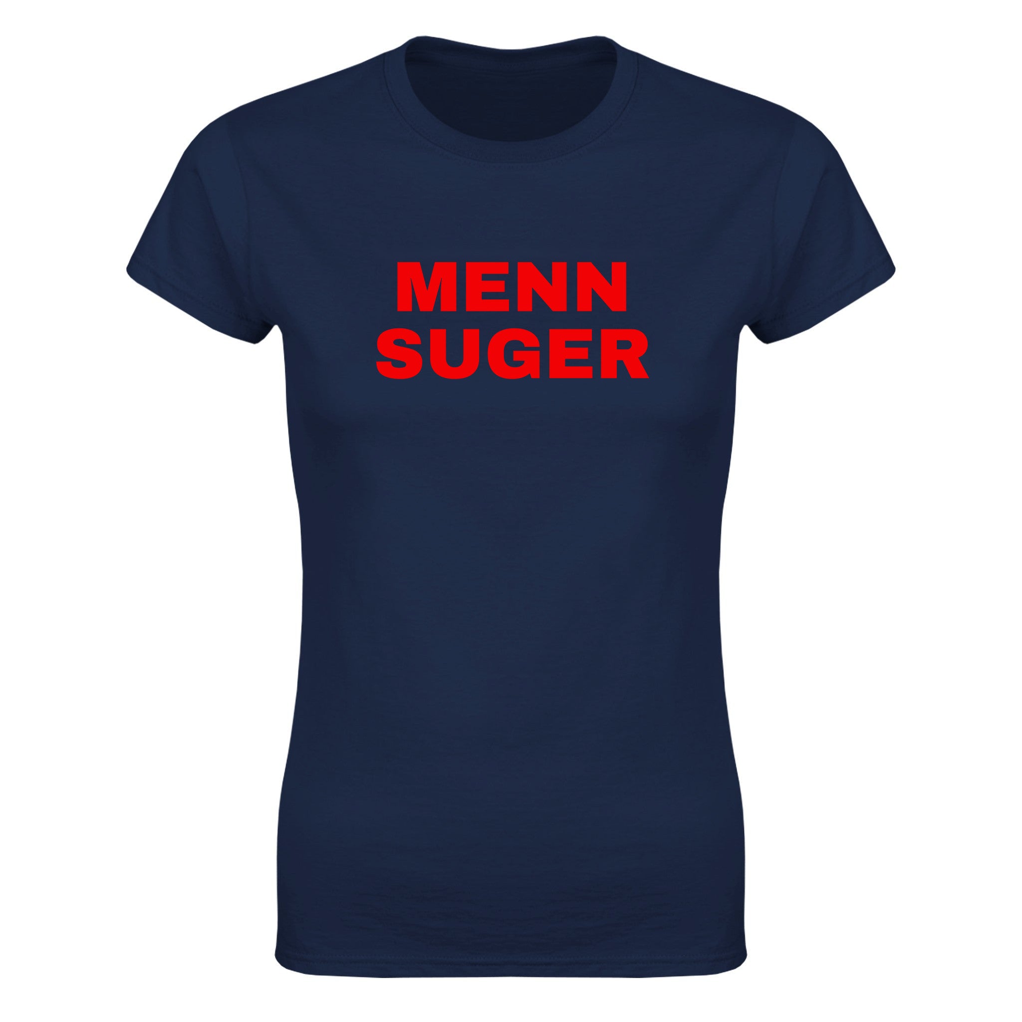 Menn suger - Dame t-skjorte – Navy