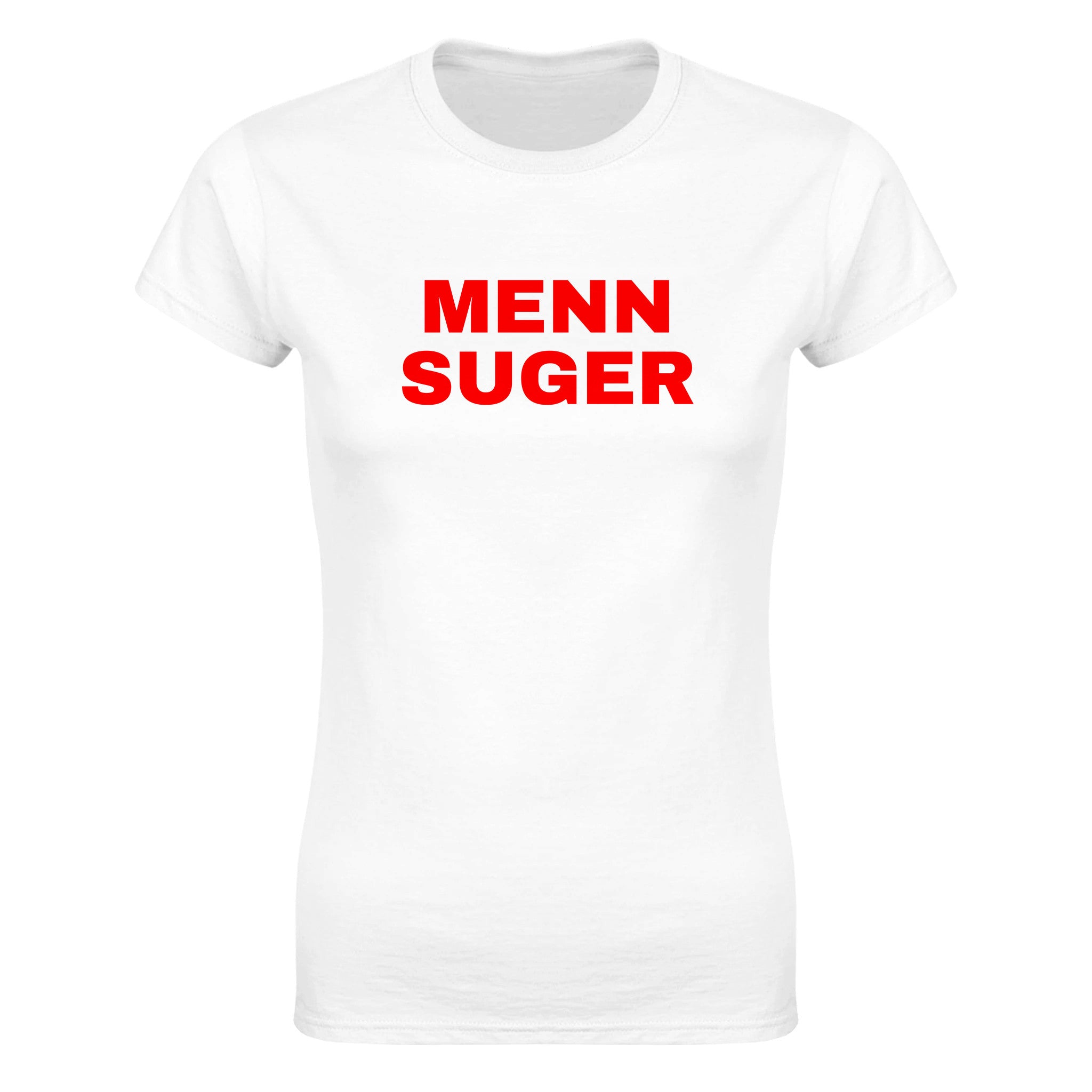 Menn suger - Dame t-skjorte – White