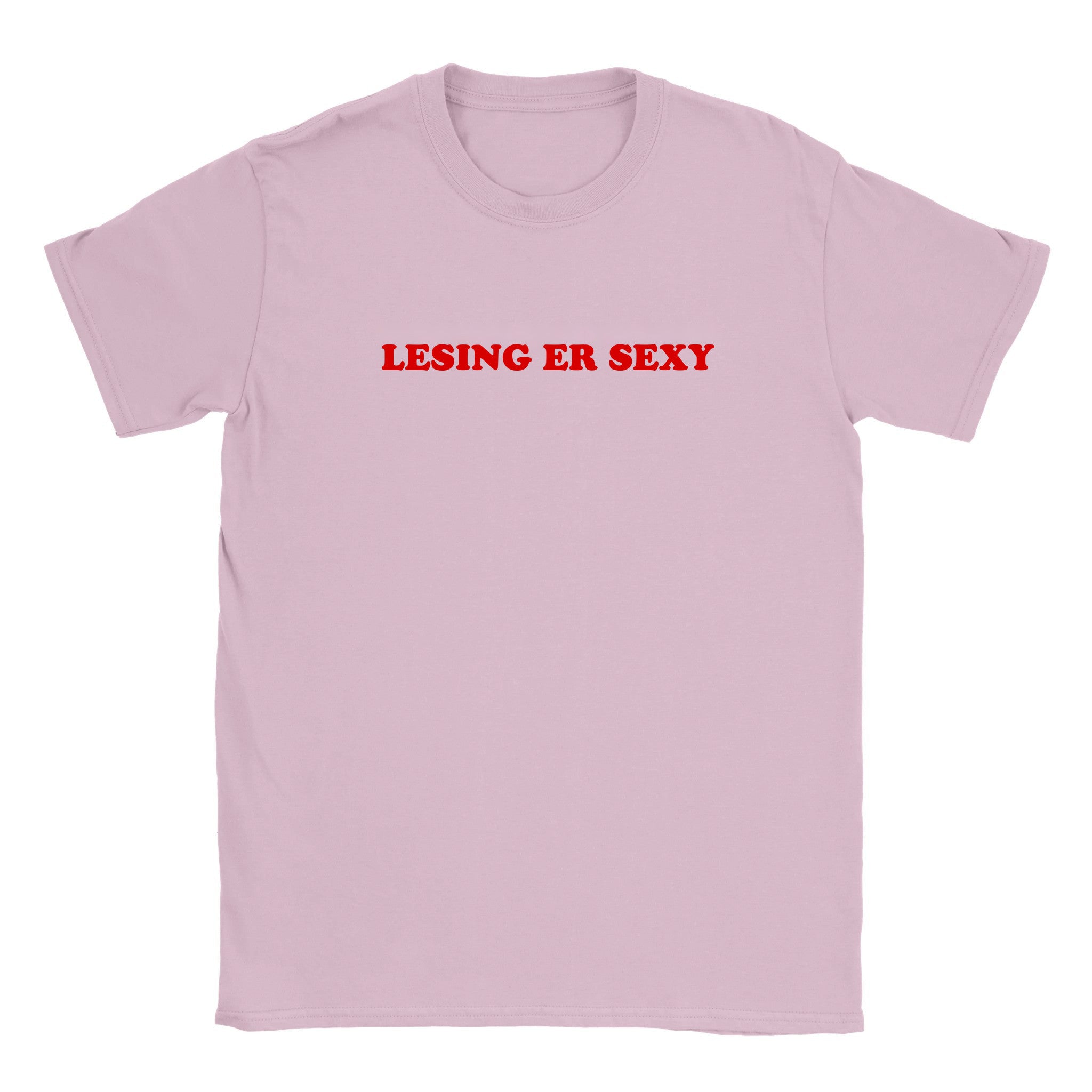 Lesing er sexy - Baby tee – Light Pink