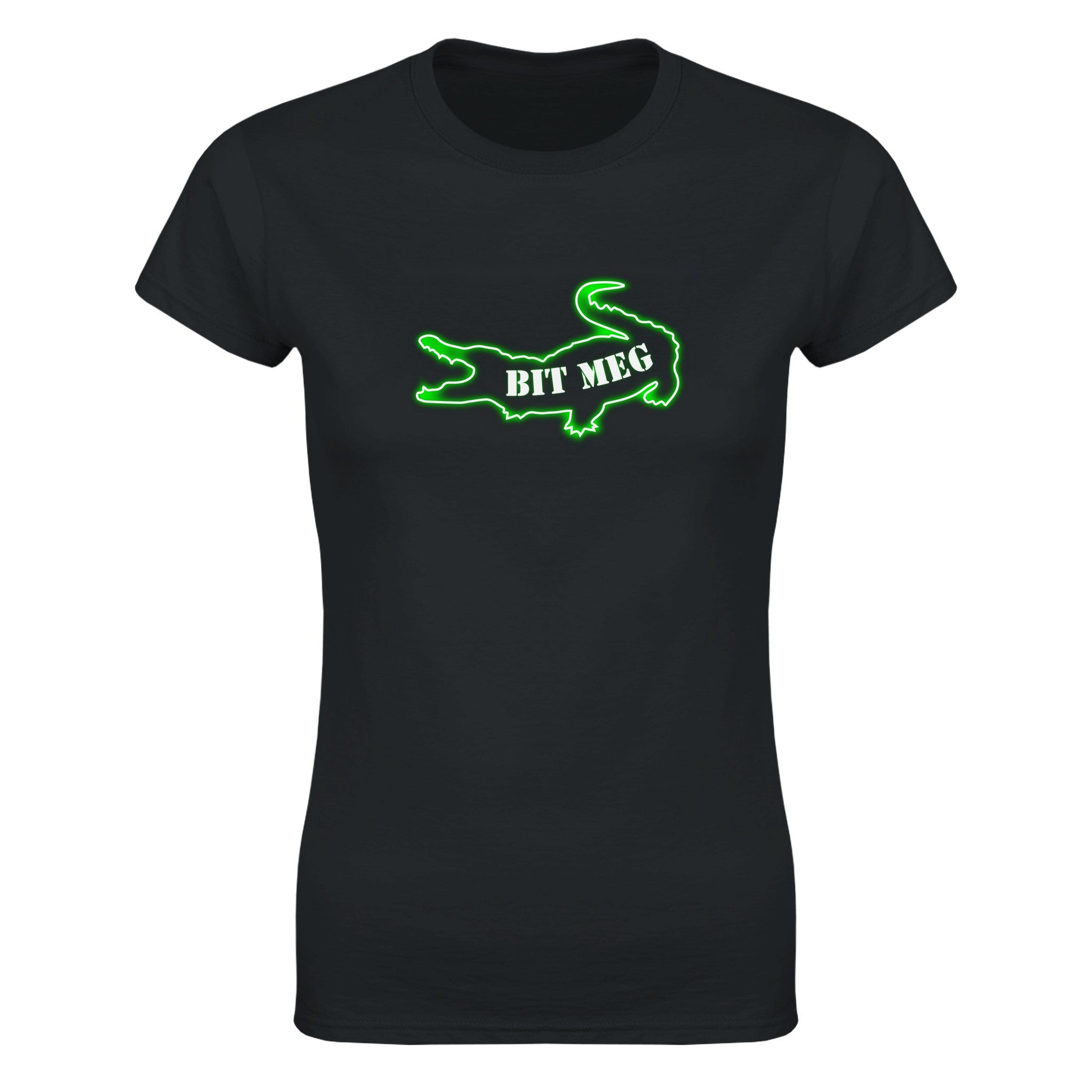 Bite me croc - Dame t-skjorte – Black