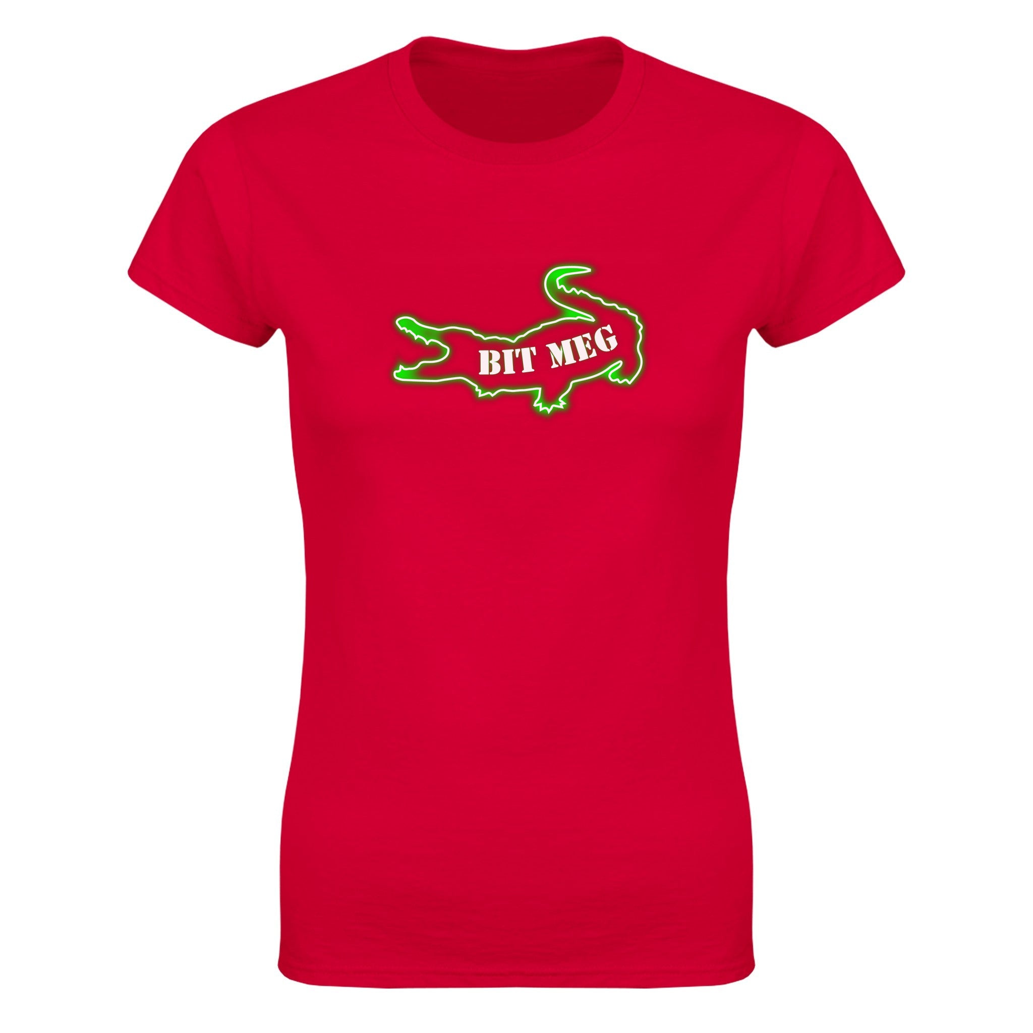 Bite me croc - Dame t-skjorte – Red