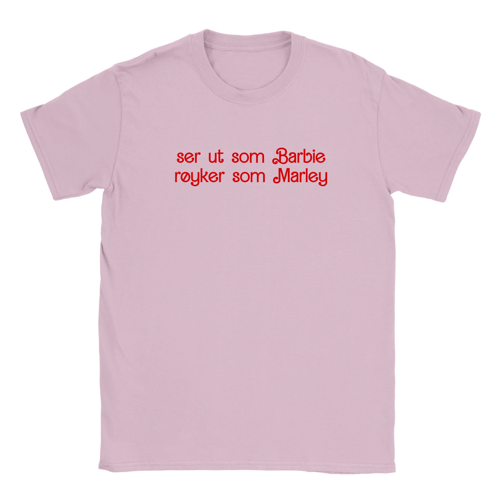 Ser ut som Barbie røyker som Marley - Baby tee – Light Pink