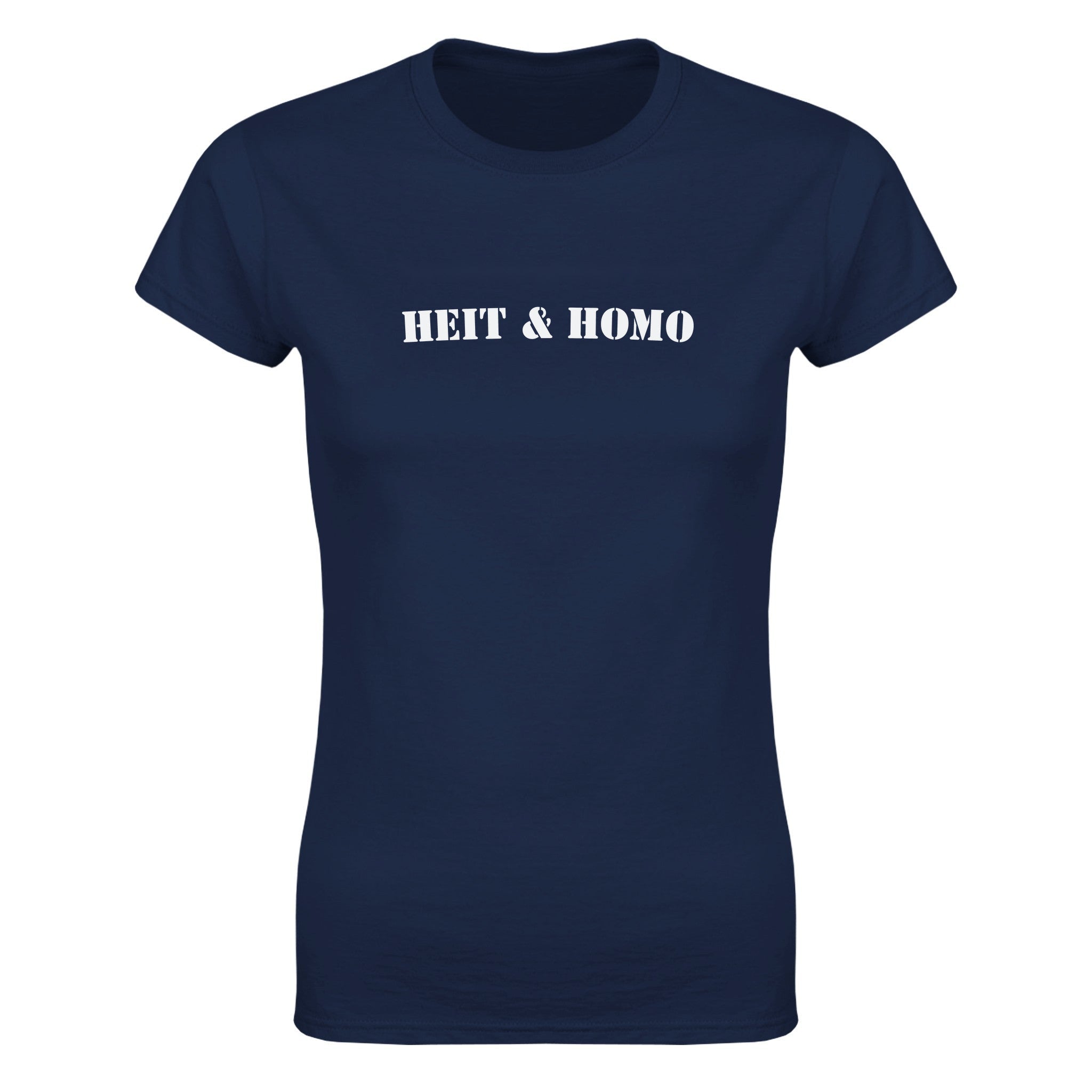 Hot & gay - Dame t-skjorte – Navy