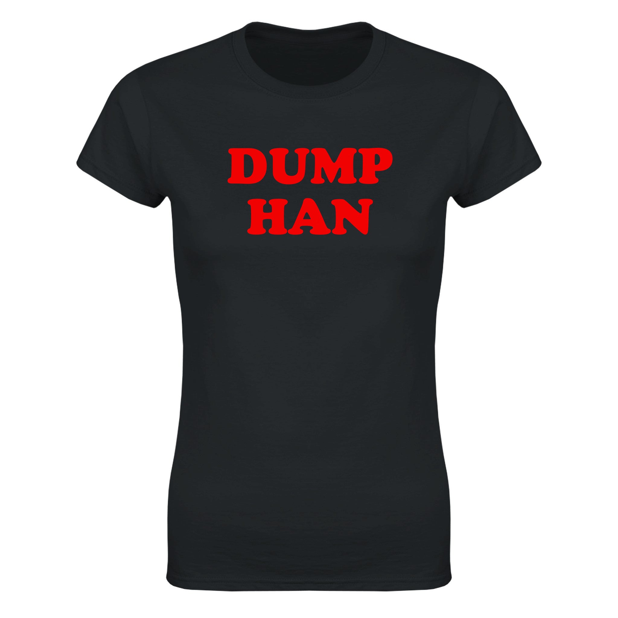 Dump han (design 2) - Dame t-skjorte – Black