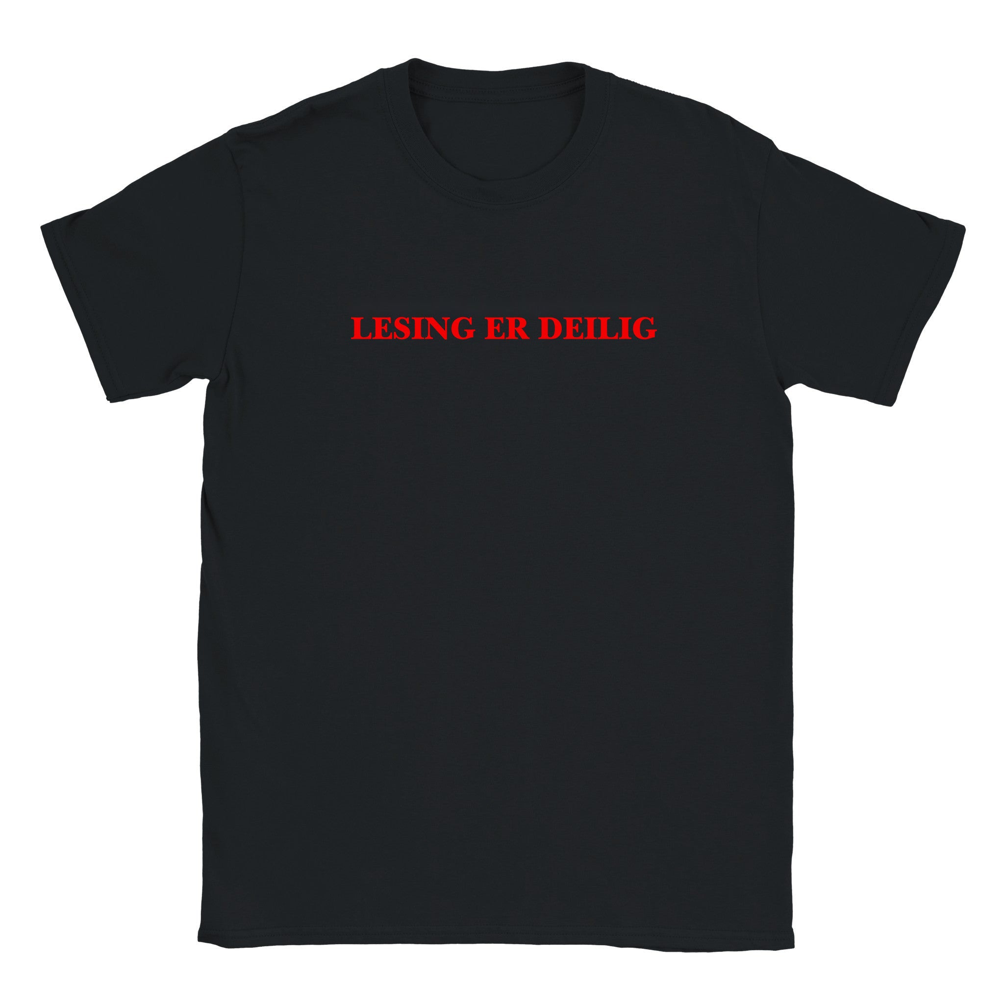 Lesing er deilig - Baby tee – Black