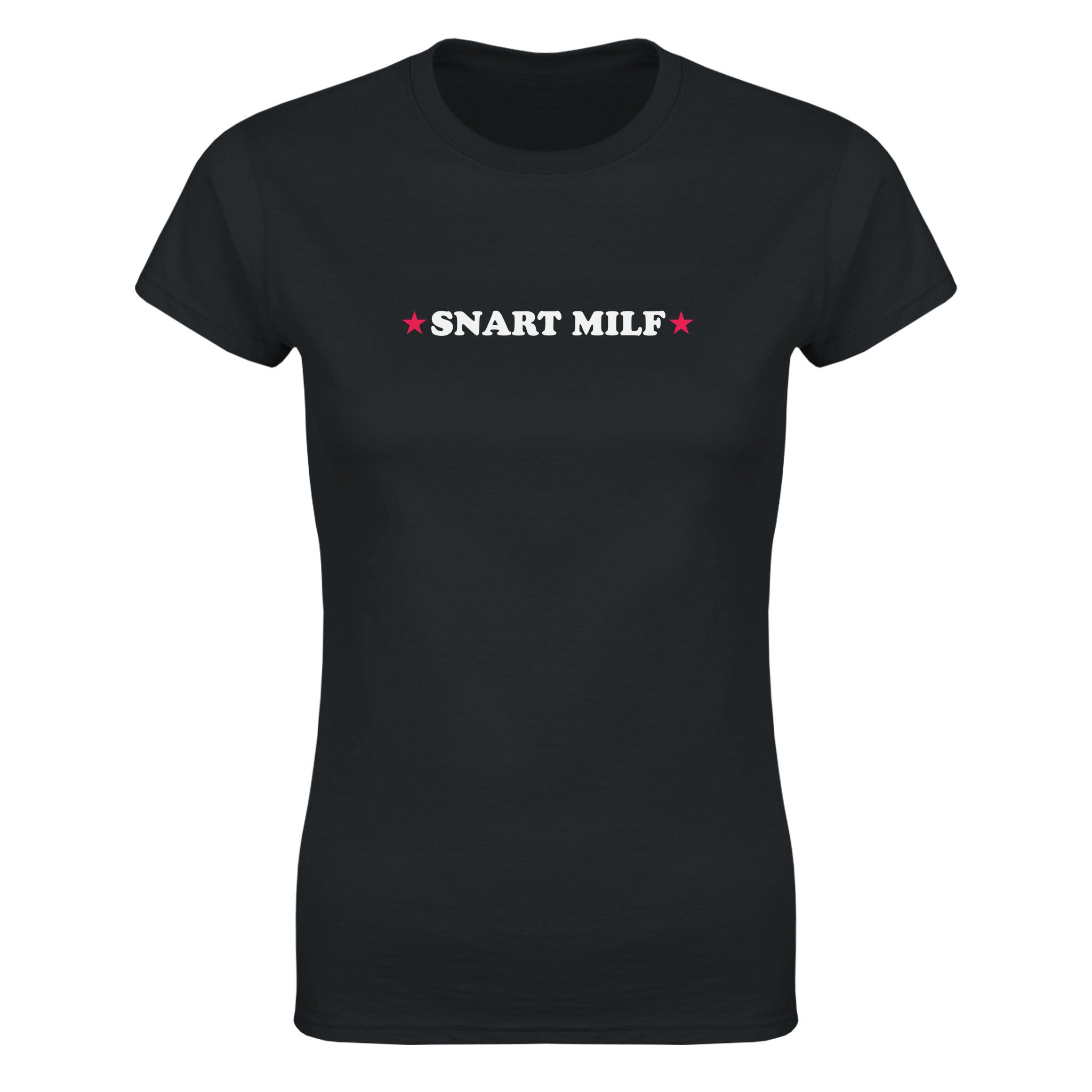 Snart MILF (design 2) - Dame t-skjorte – Black