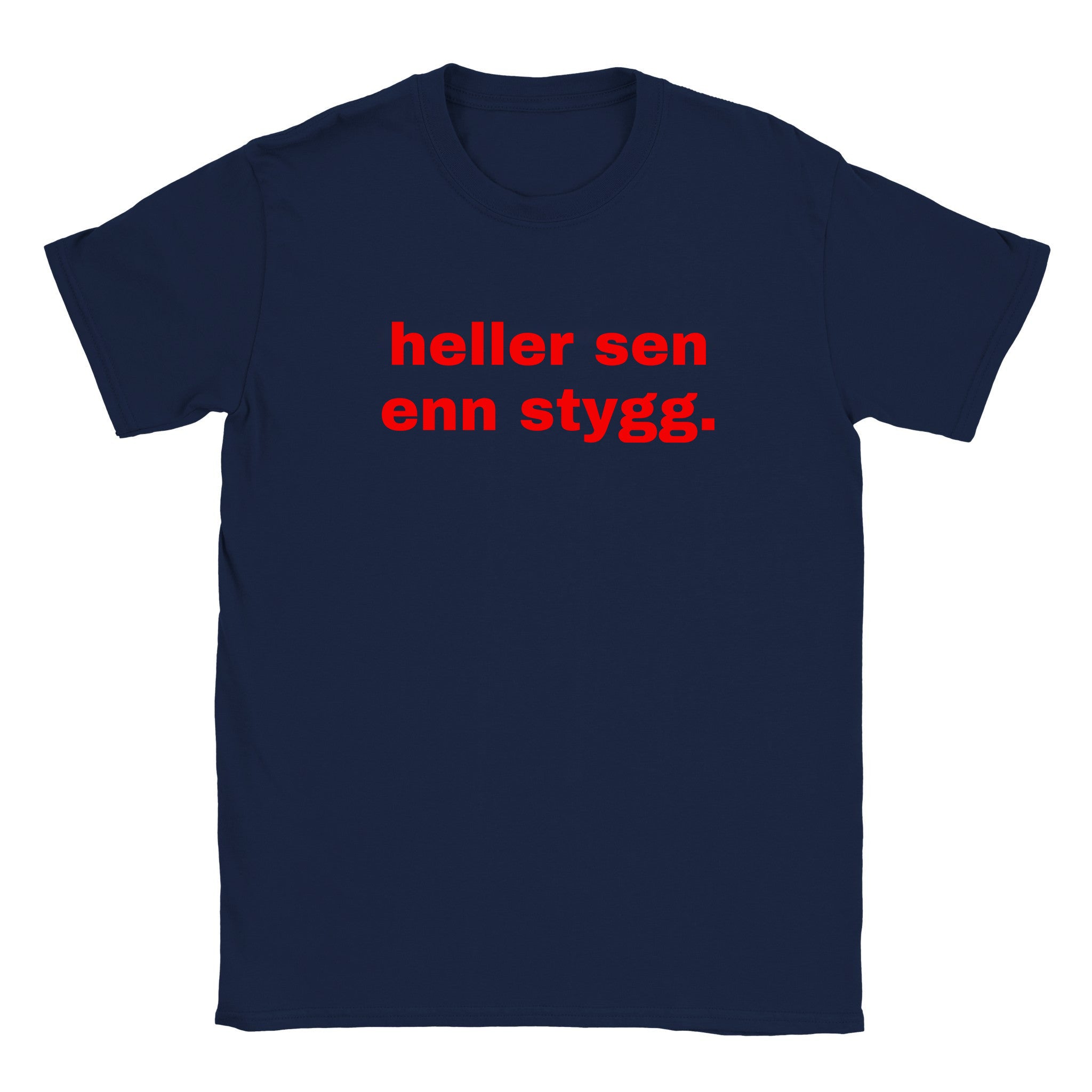 Heller sen enn stygg - Baby tee – Navy