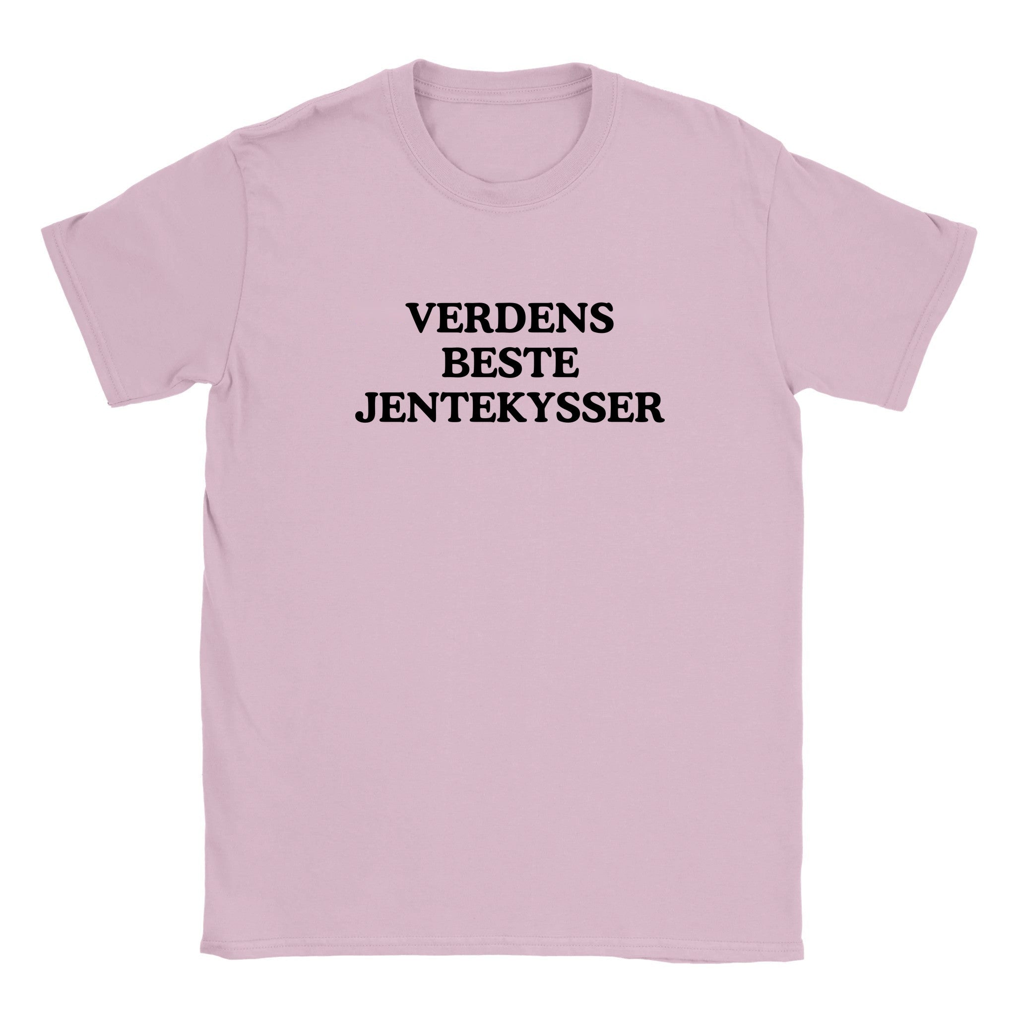 Verdens beste jentekysser - Baby tee – Light Pink