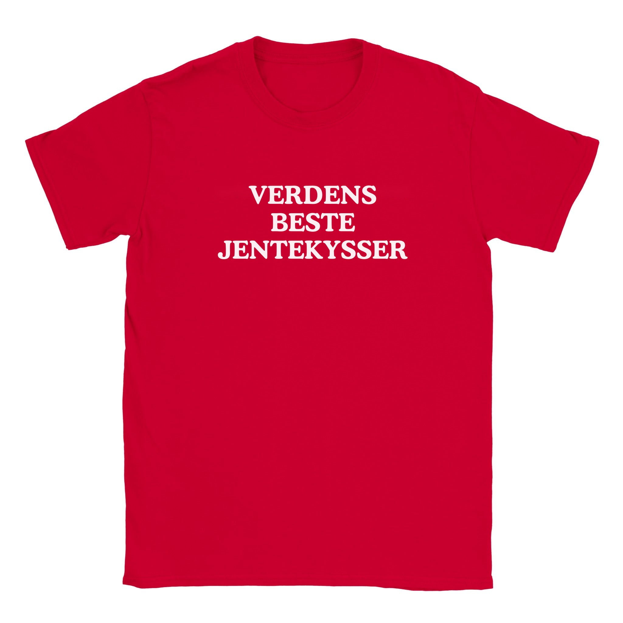 Verdens beste jentekysser - Baby tee – Red