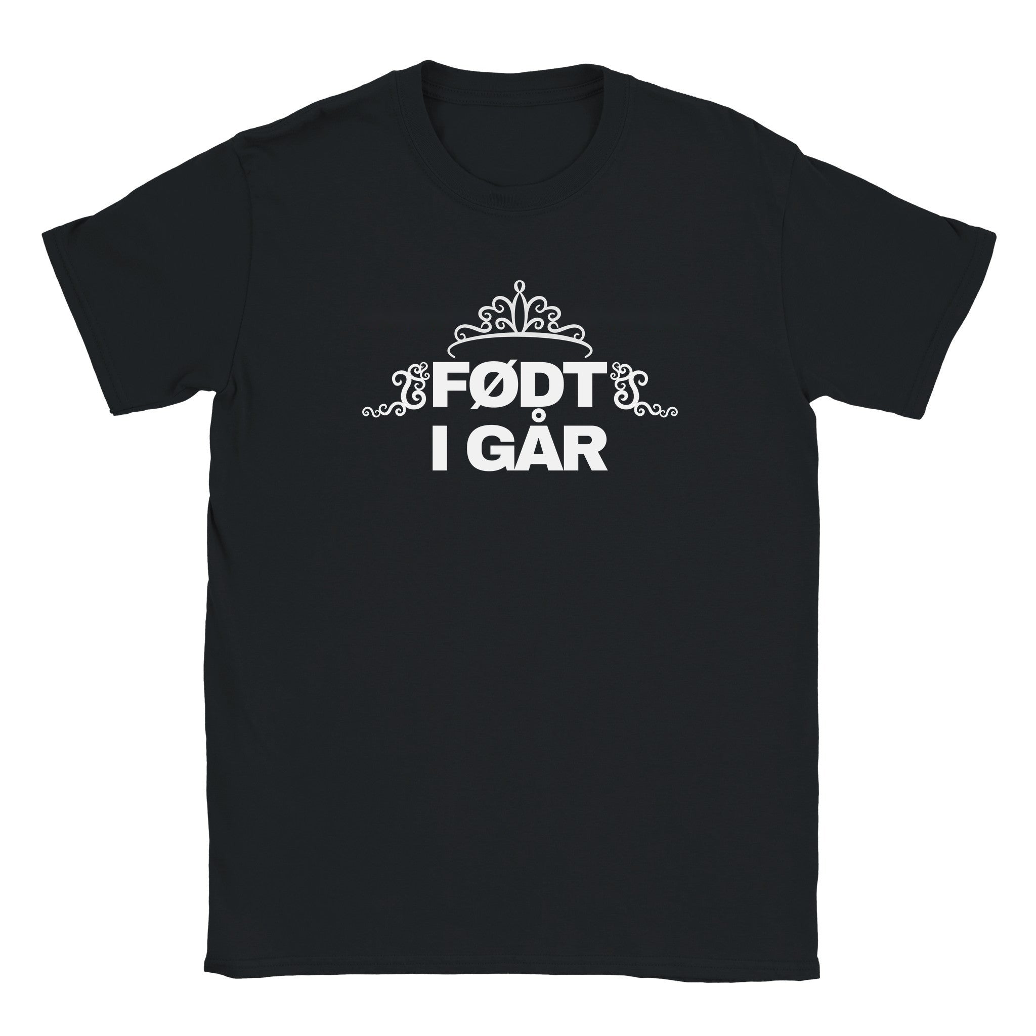 Født i går - Baby tee – Black