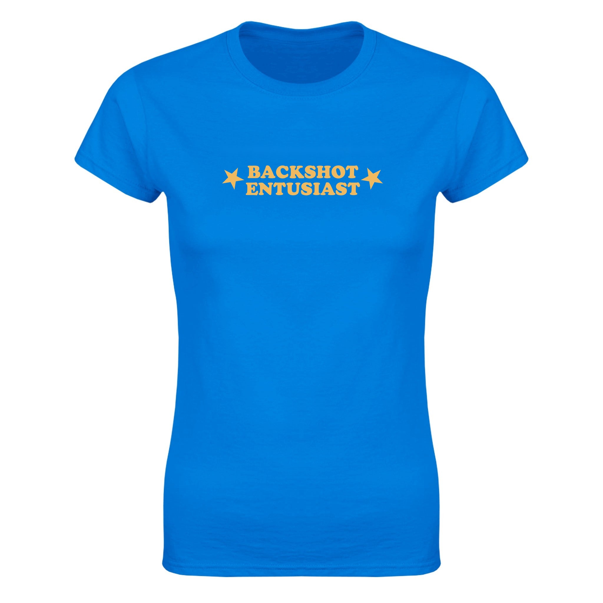 Backshot entusiast - Dame t-skjorte – Royal