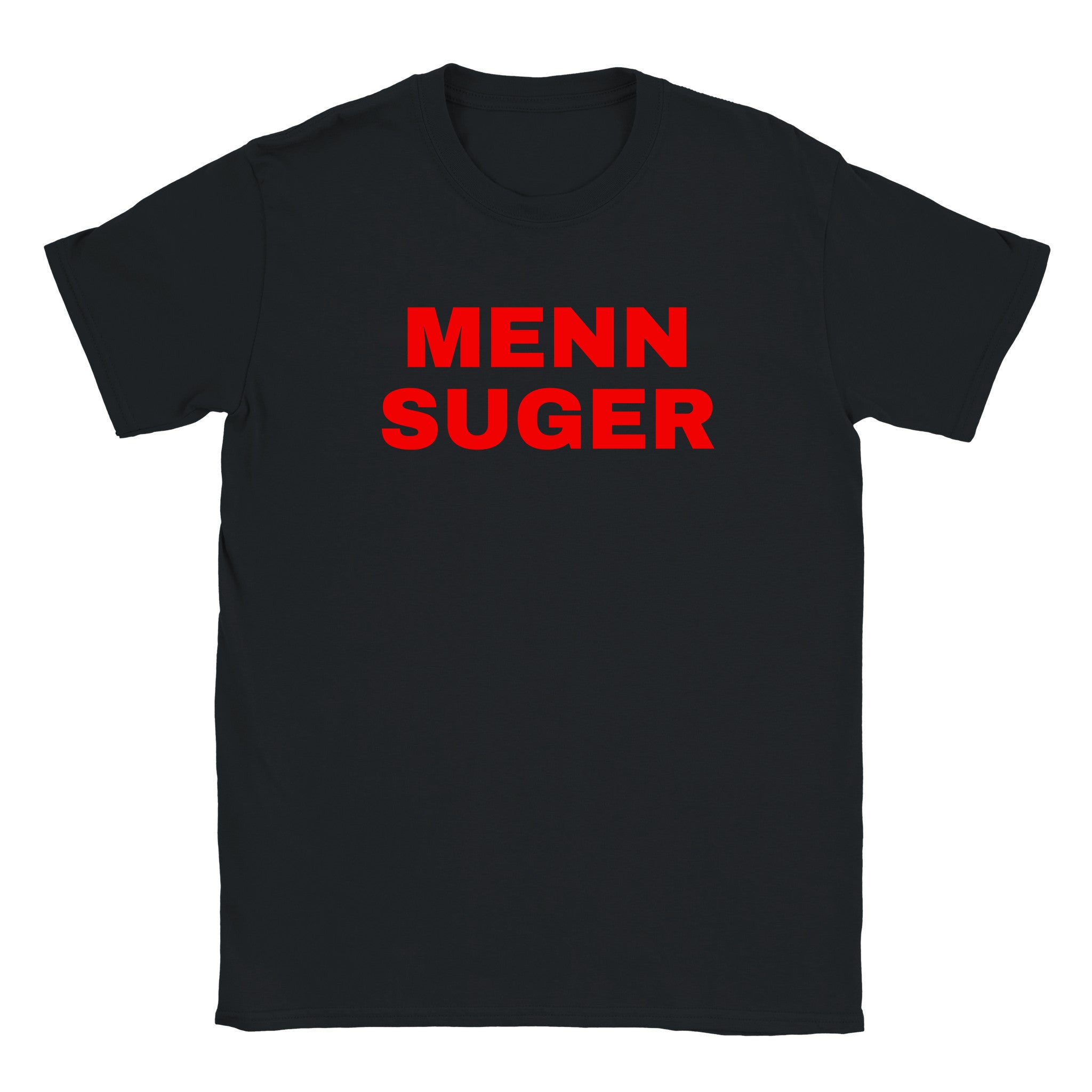 Menn suger - Baby tee – Black