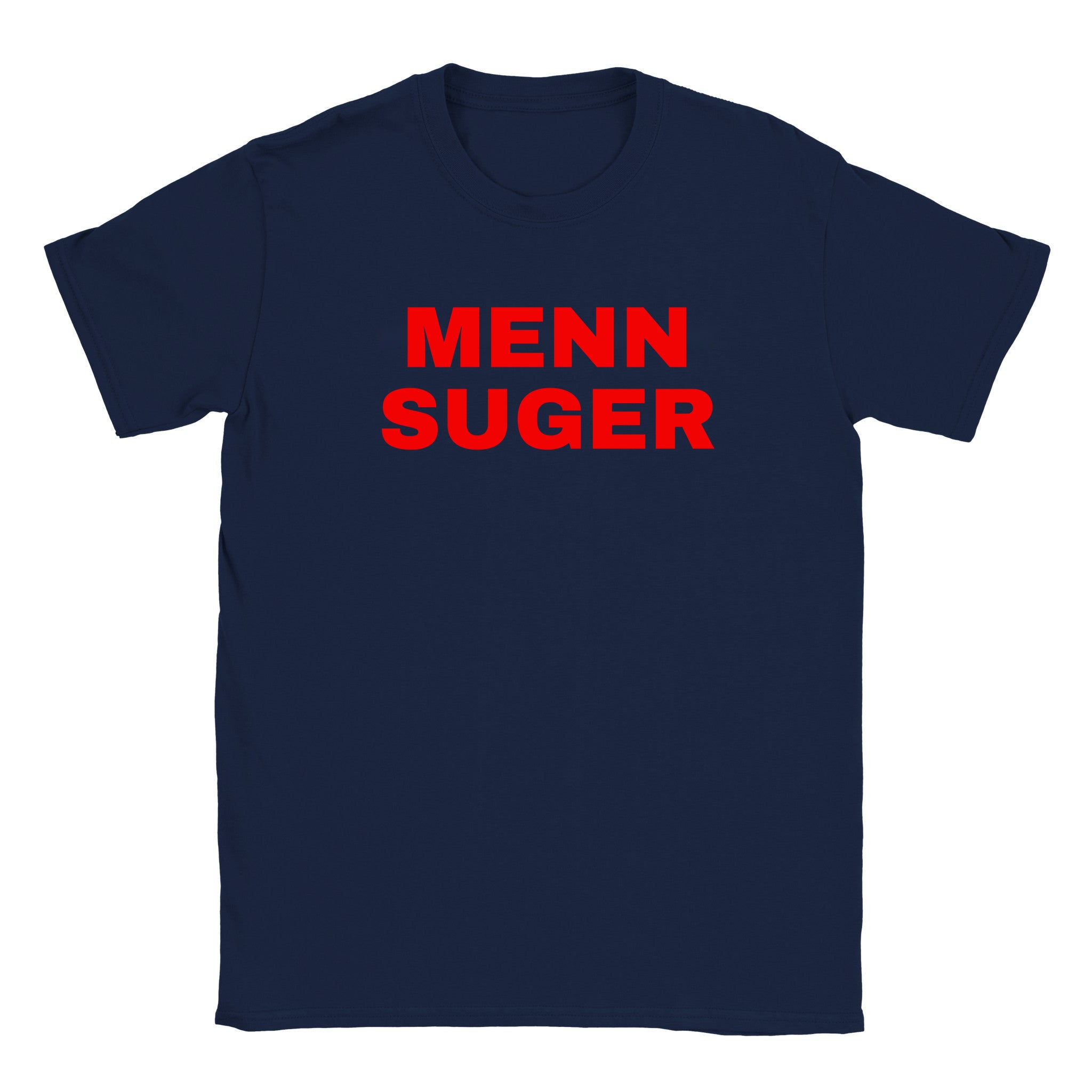 Menn suger - Baby tee – Navy