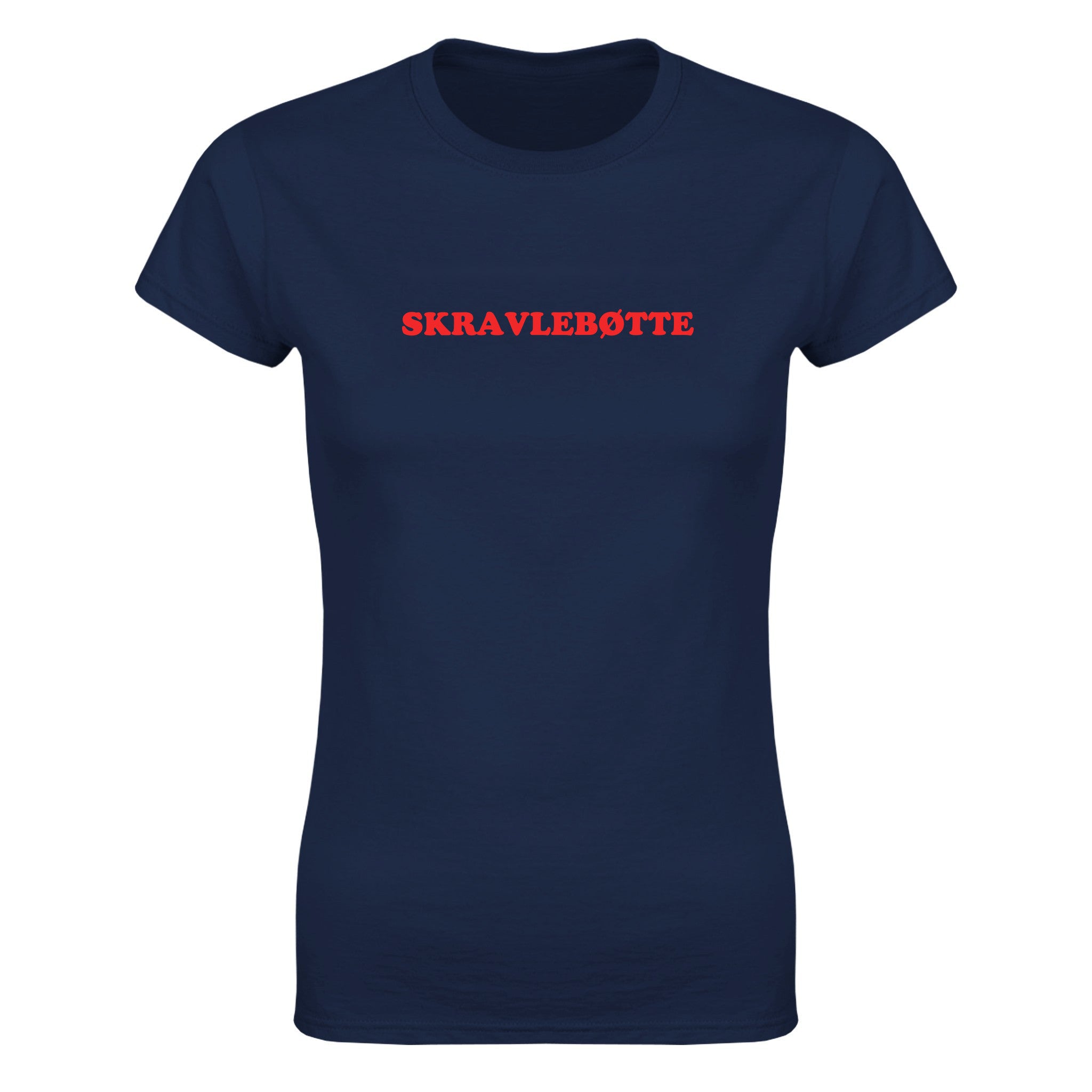 Skravlebøtte - Dame t-skjorte – Navy