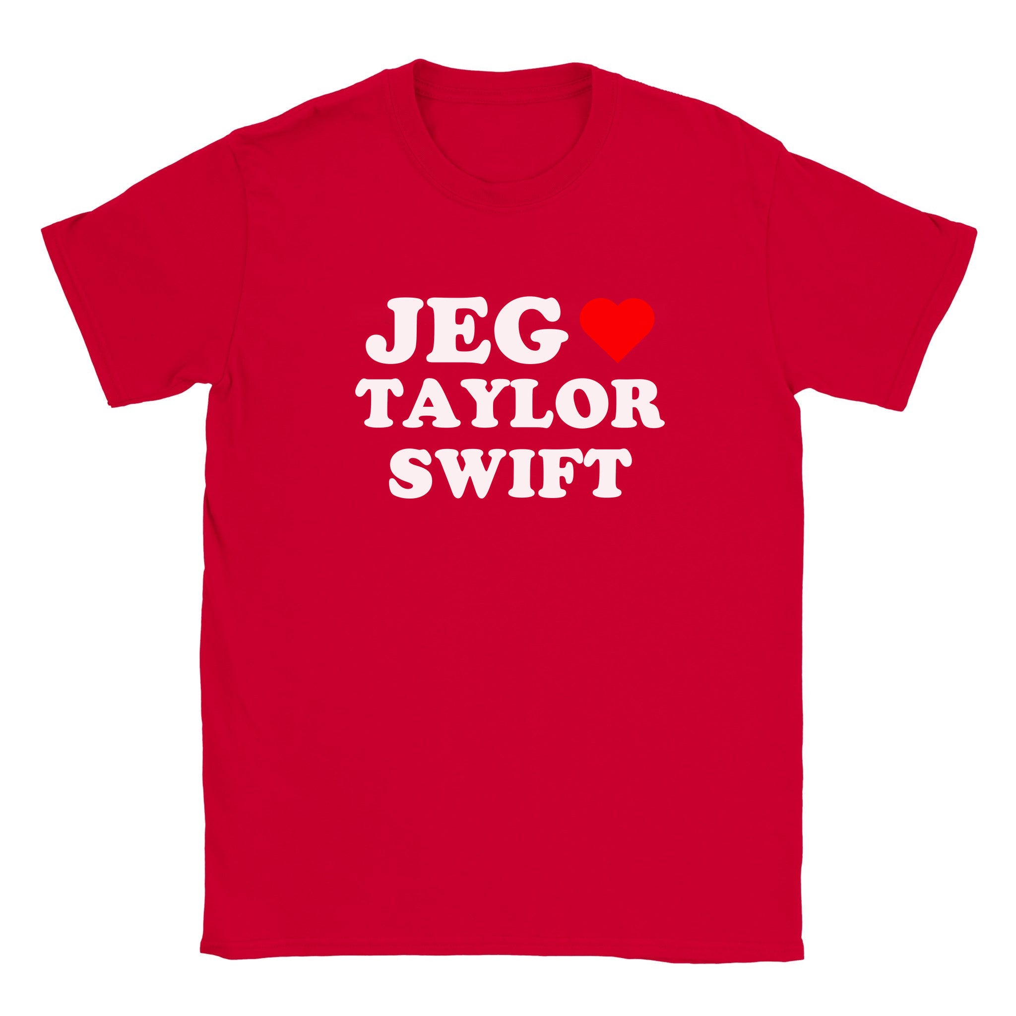 Jeg elsker Taylor Swift - Baby tee – Red