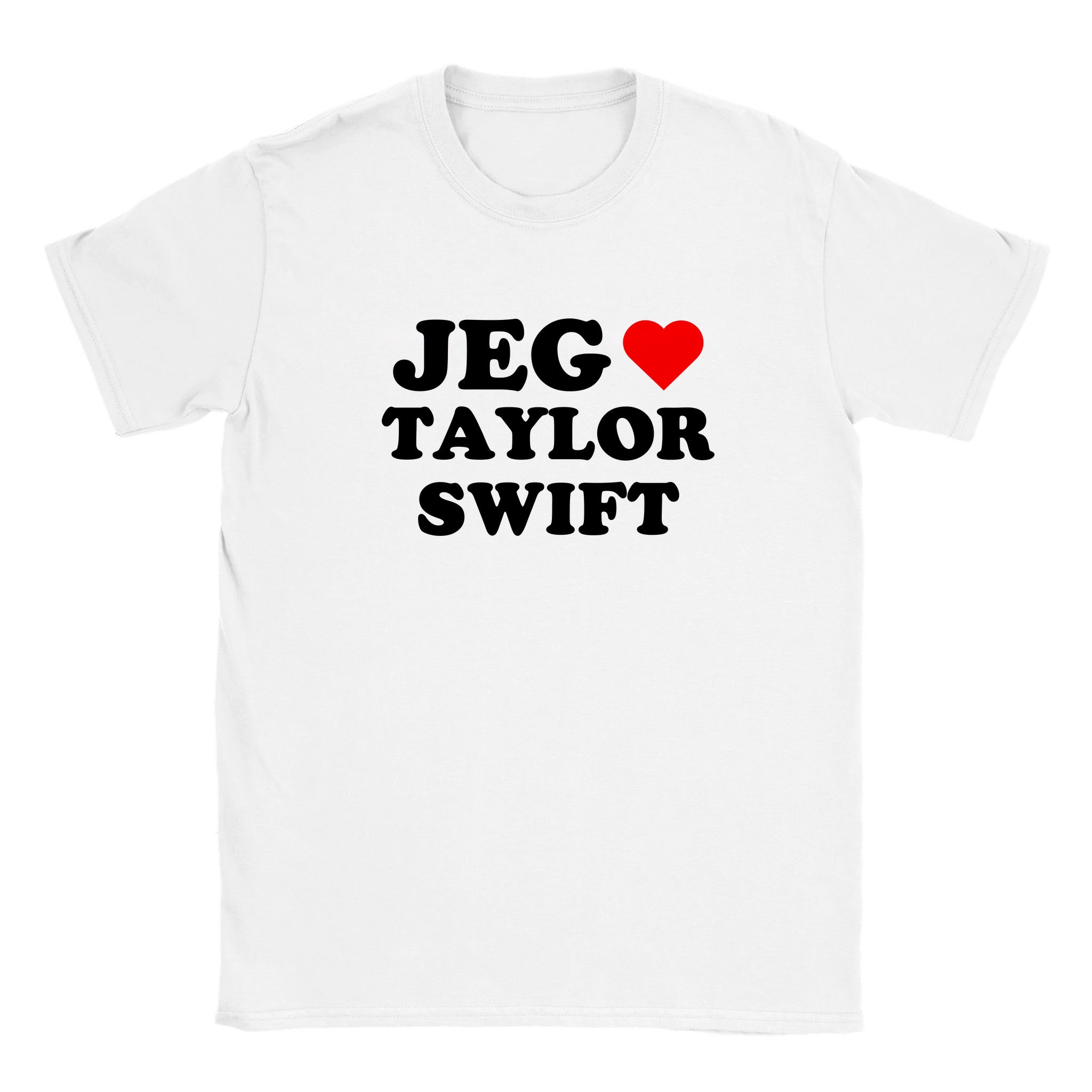 Jeg elsker Taylor Swift - Baby tee – White