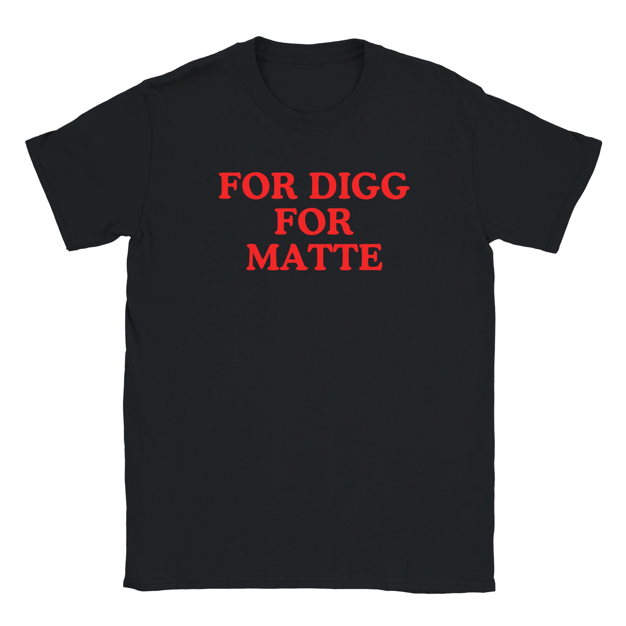 For digg for matte - Baby tee – Black