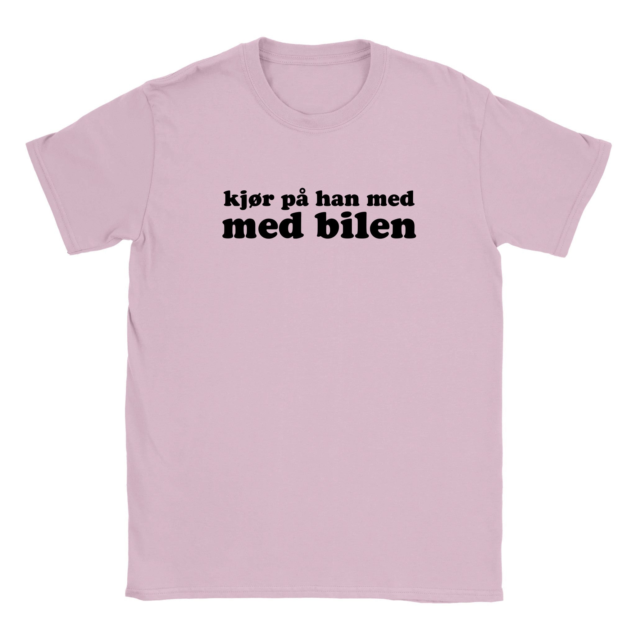 Kjør på han med med bilen - Baby tee – Light Pink
