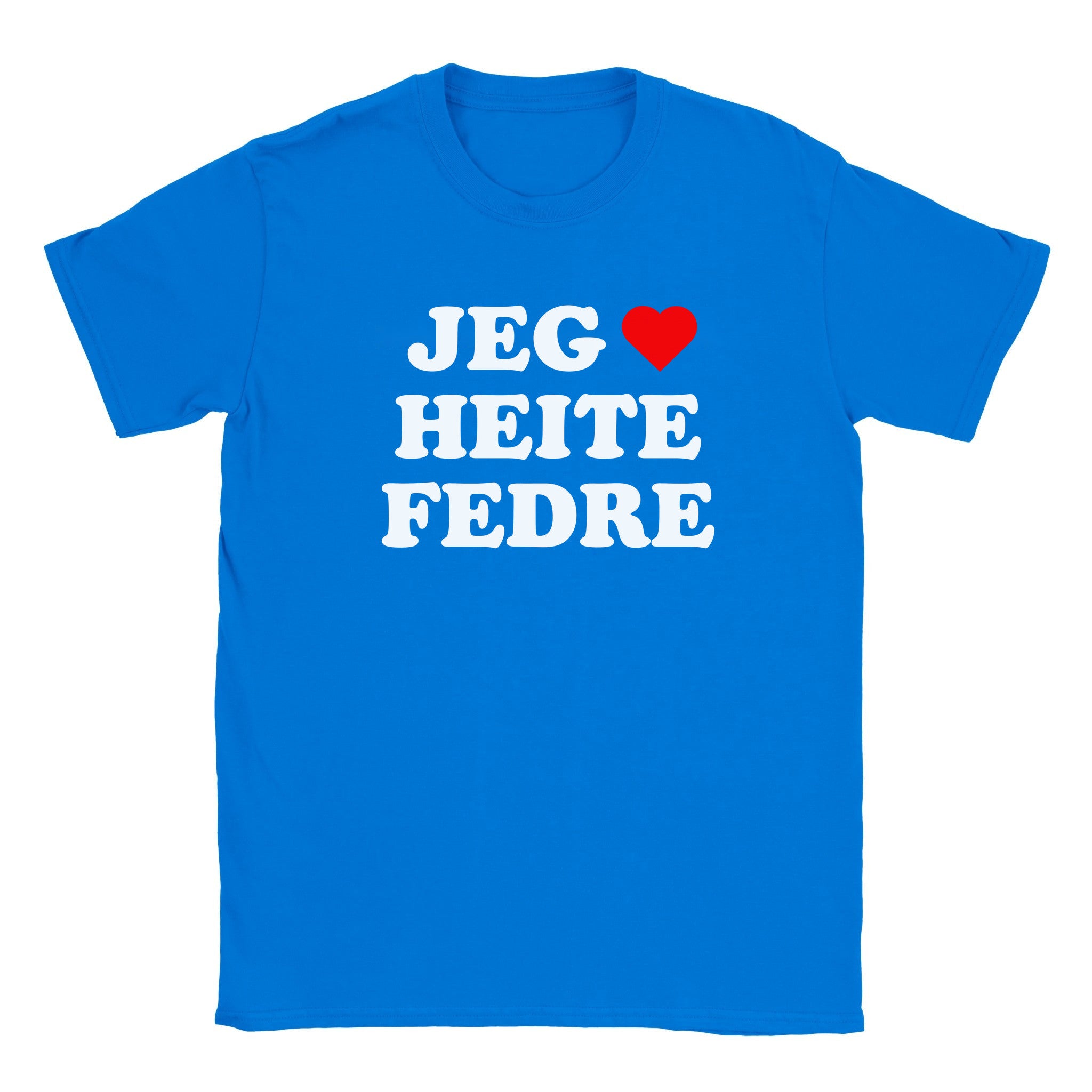 Jeg elsker heite fedre - Baby tee – Royal