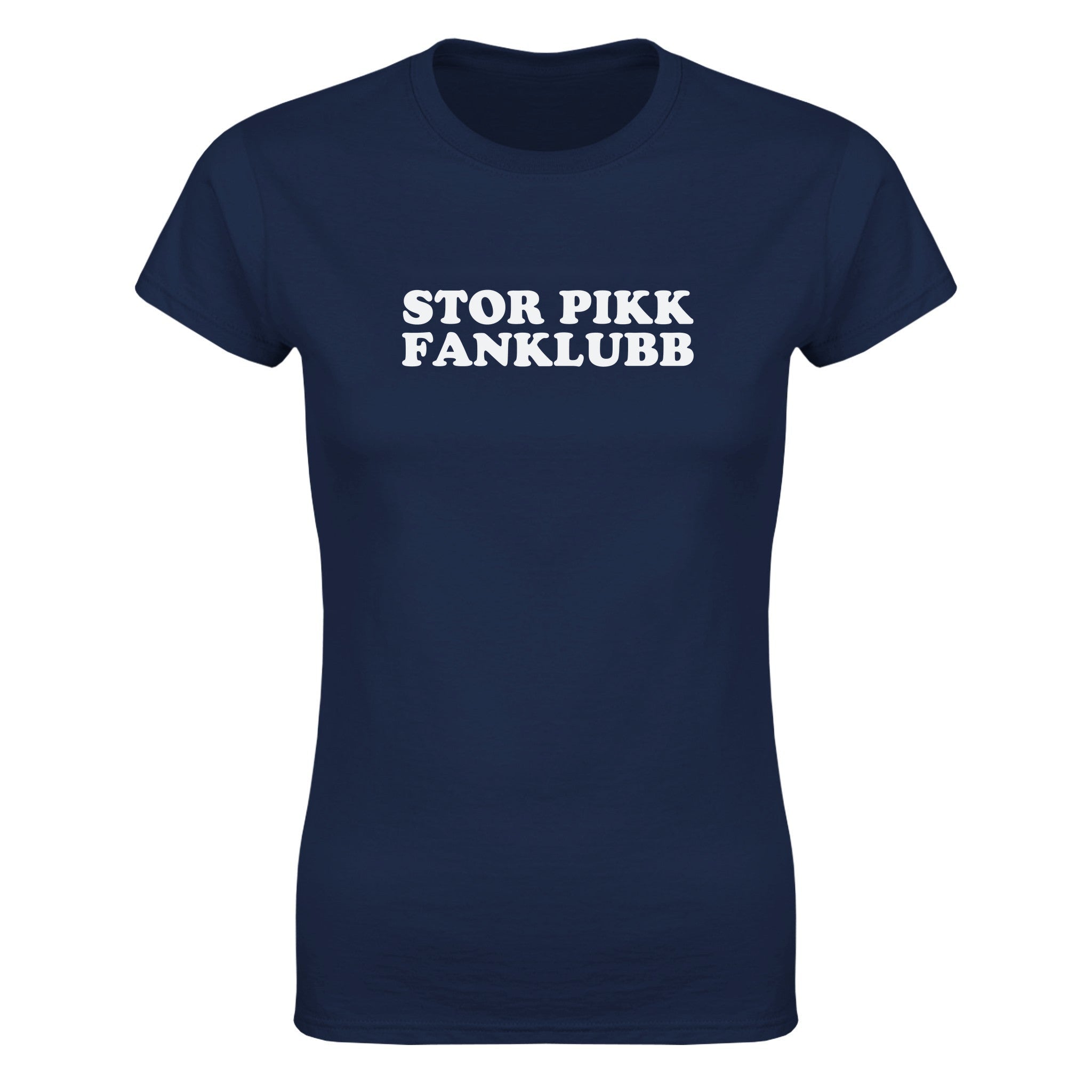 Stor pikk fanklubb - Dame t-skjorte – Navy