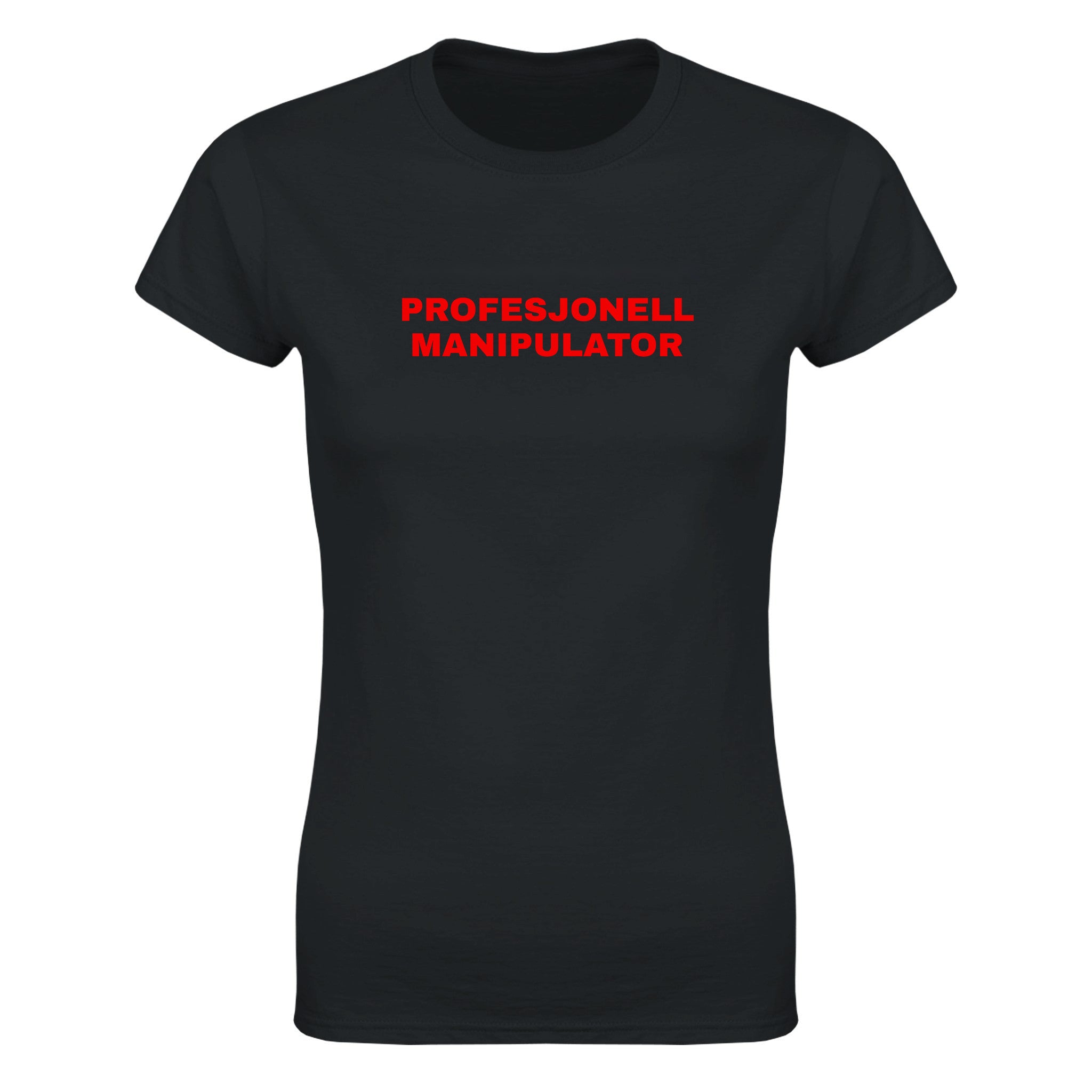 Profesjonell manipulator - Dame t-skjorte – Black