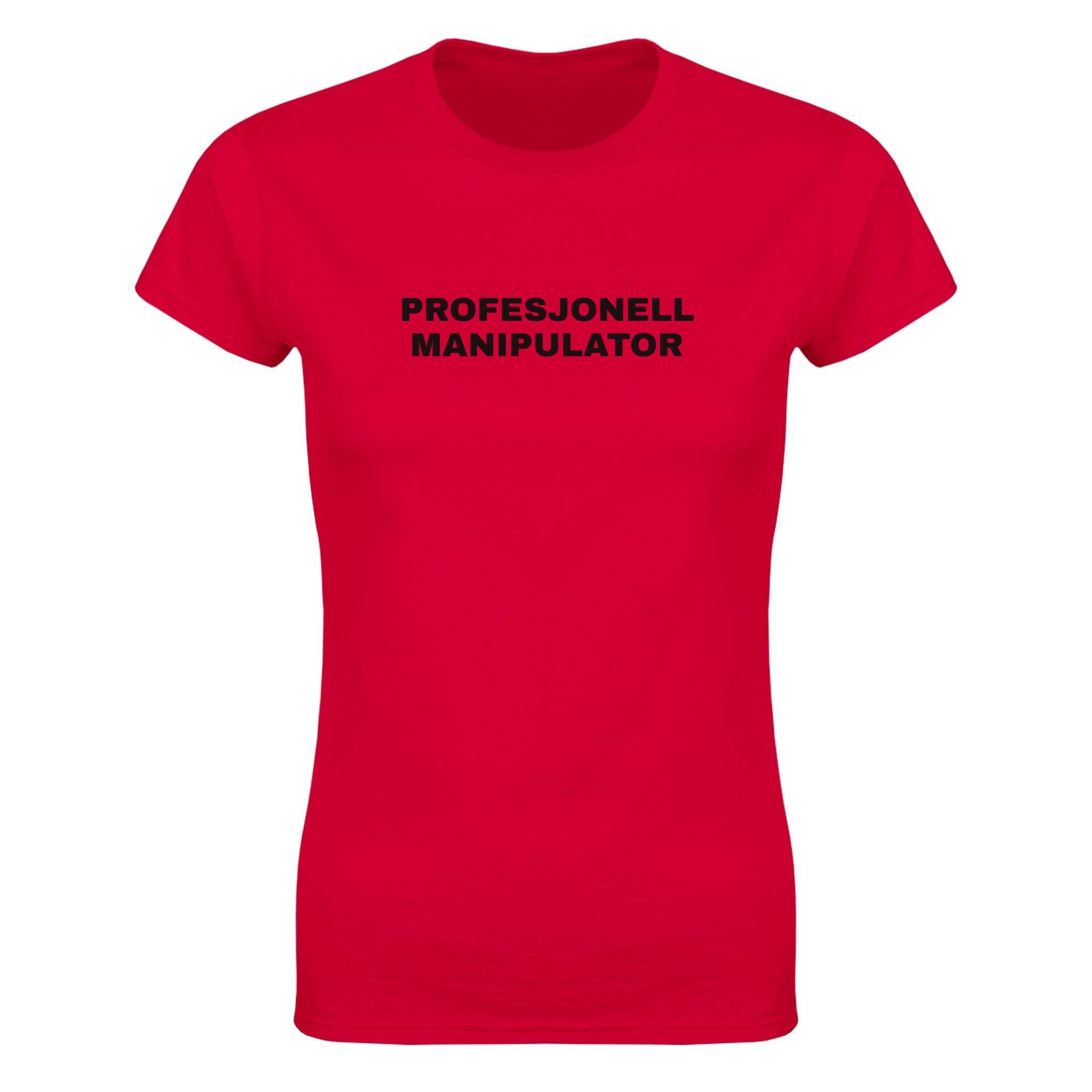 Profesjonell manipulator - Dame t-skjorte – Red