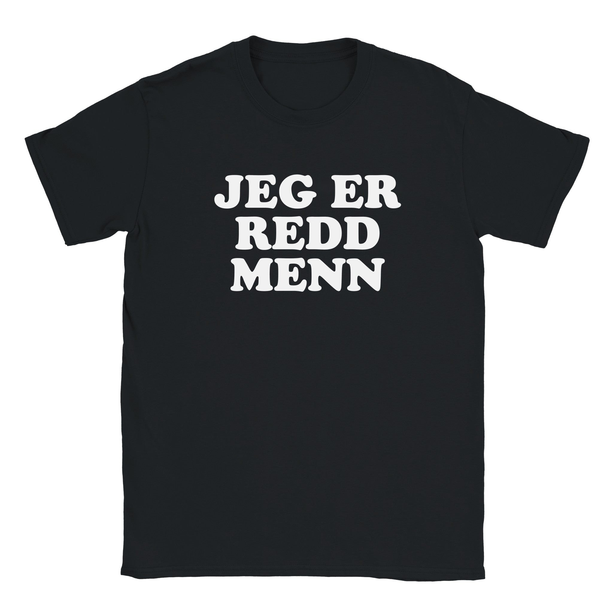 Jeg er redd menn - Baby tee – Black